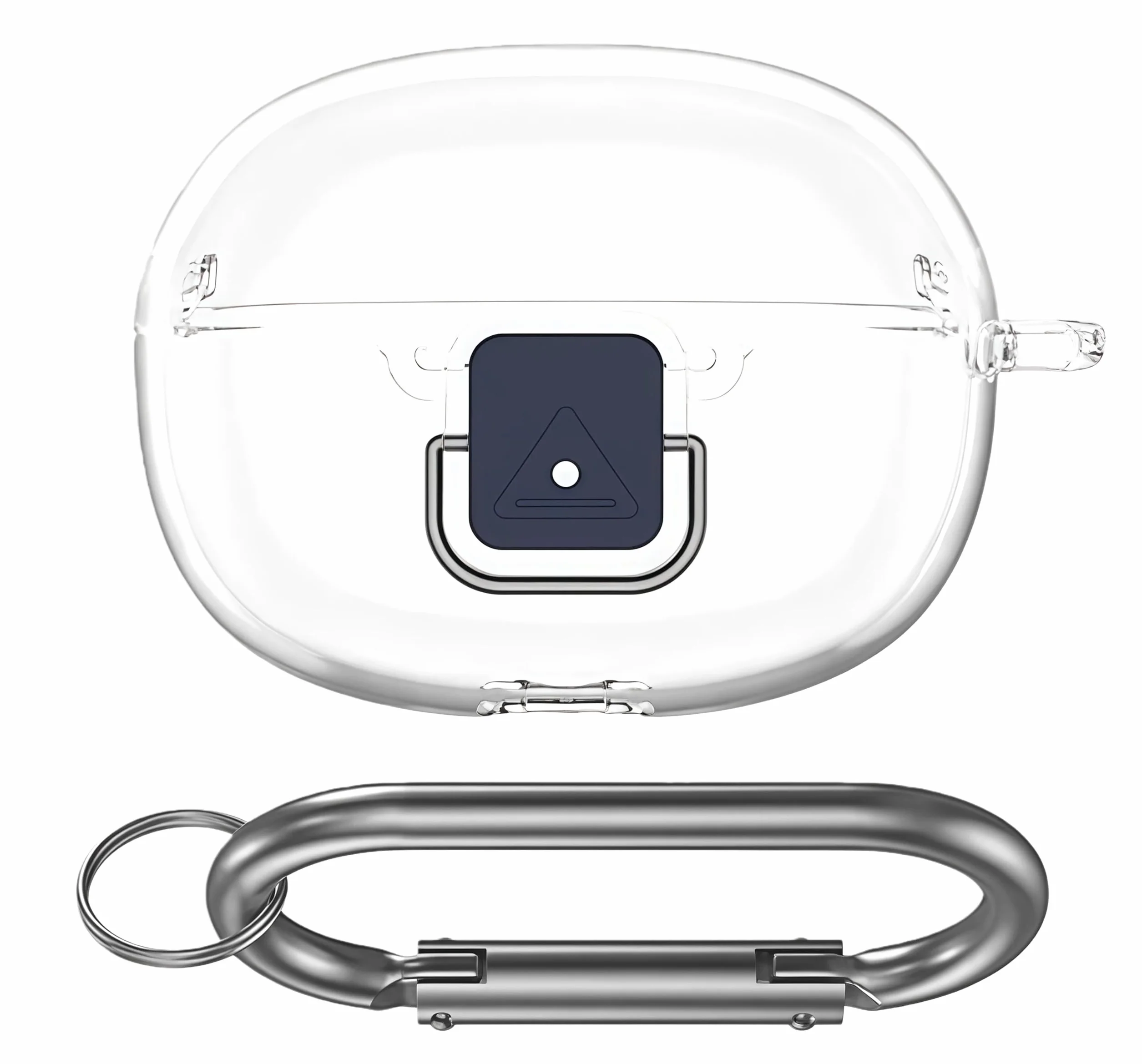Miękki Silikonowy Ochraniacz kompatybilny z SHOKZ OpenDots ONE Bezprzewodowe Słuchawki Douszne Etui Ochronne z Karabinkiem