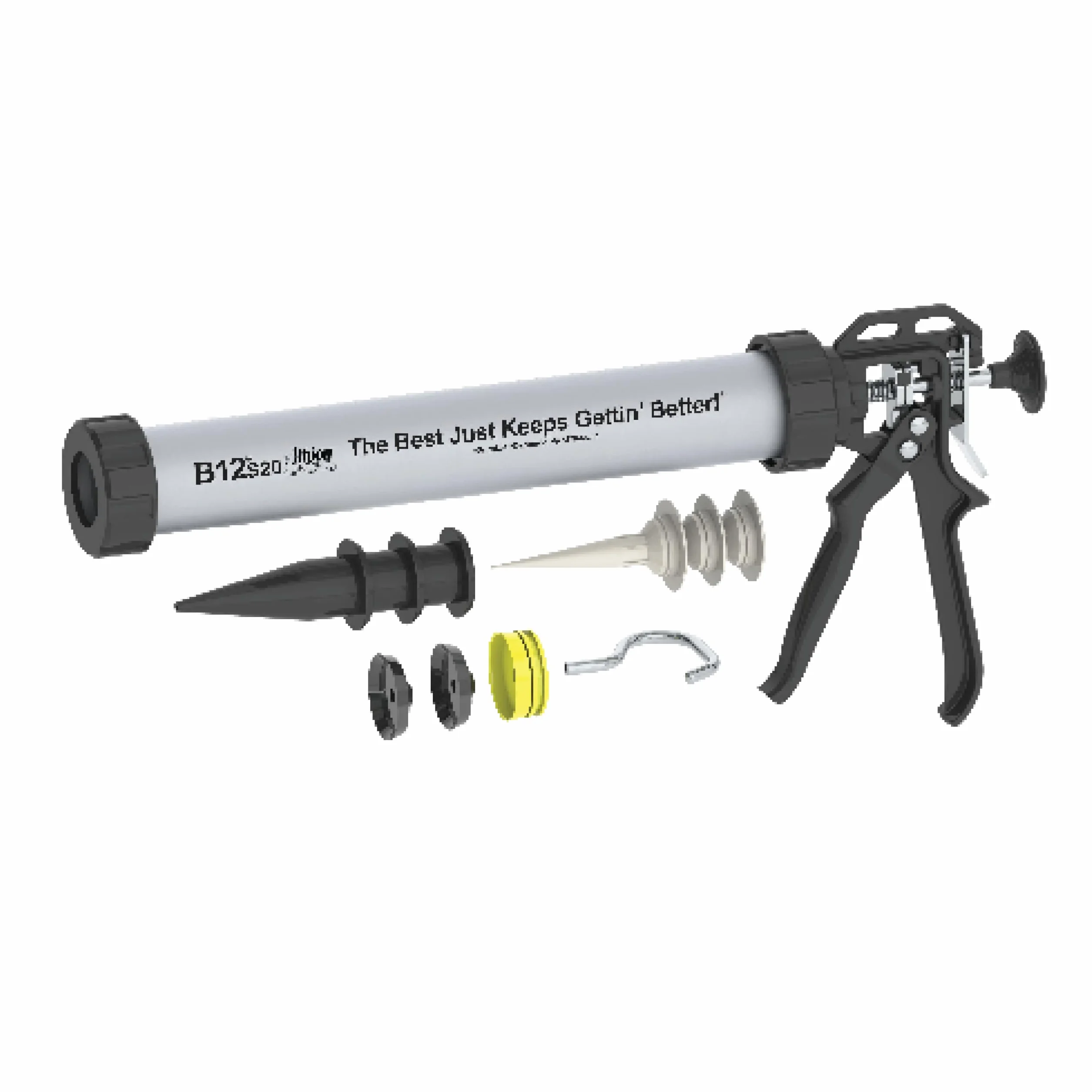 Albion Engineering B12S20 B-Line ręczna kiełbasa pistolet, 50 ml, 30 cm napęd