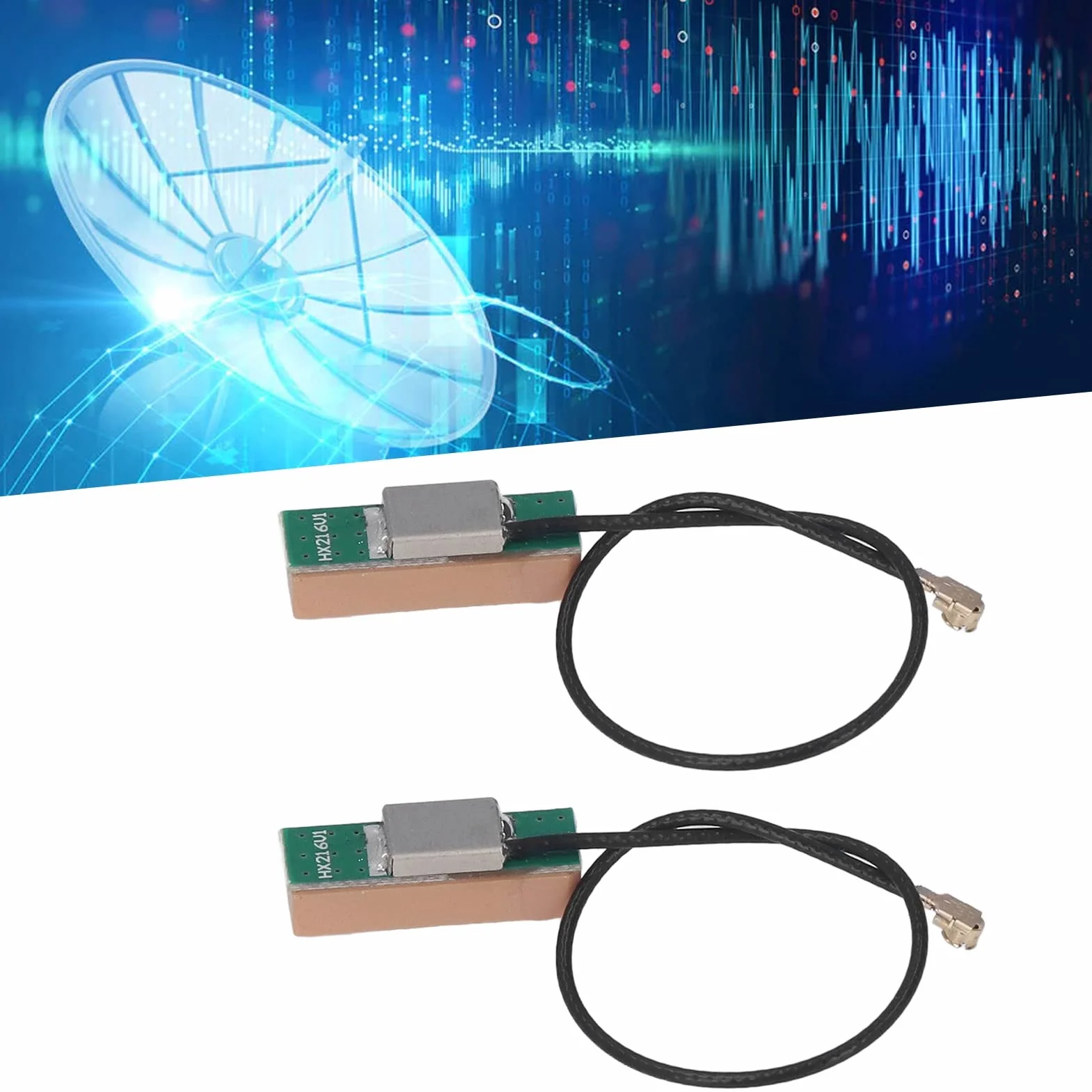 Antena GPS Dwuzakresowa Wysoki Zysk 28dBi Ceramiczna Aktywna 2 Sztuki z Szybką Transmisją dla Wypożyczalni