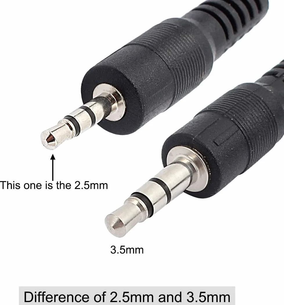 Odbiornik podczerwieni IR Extender Cable 2.5mm Jack 6.5FT 26-39FT Odległość odbioru Black 2szt