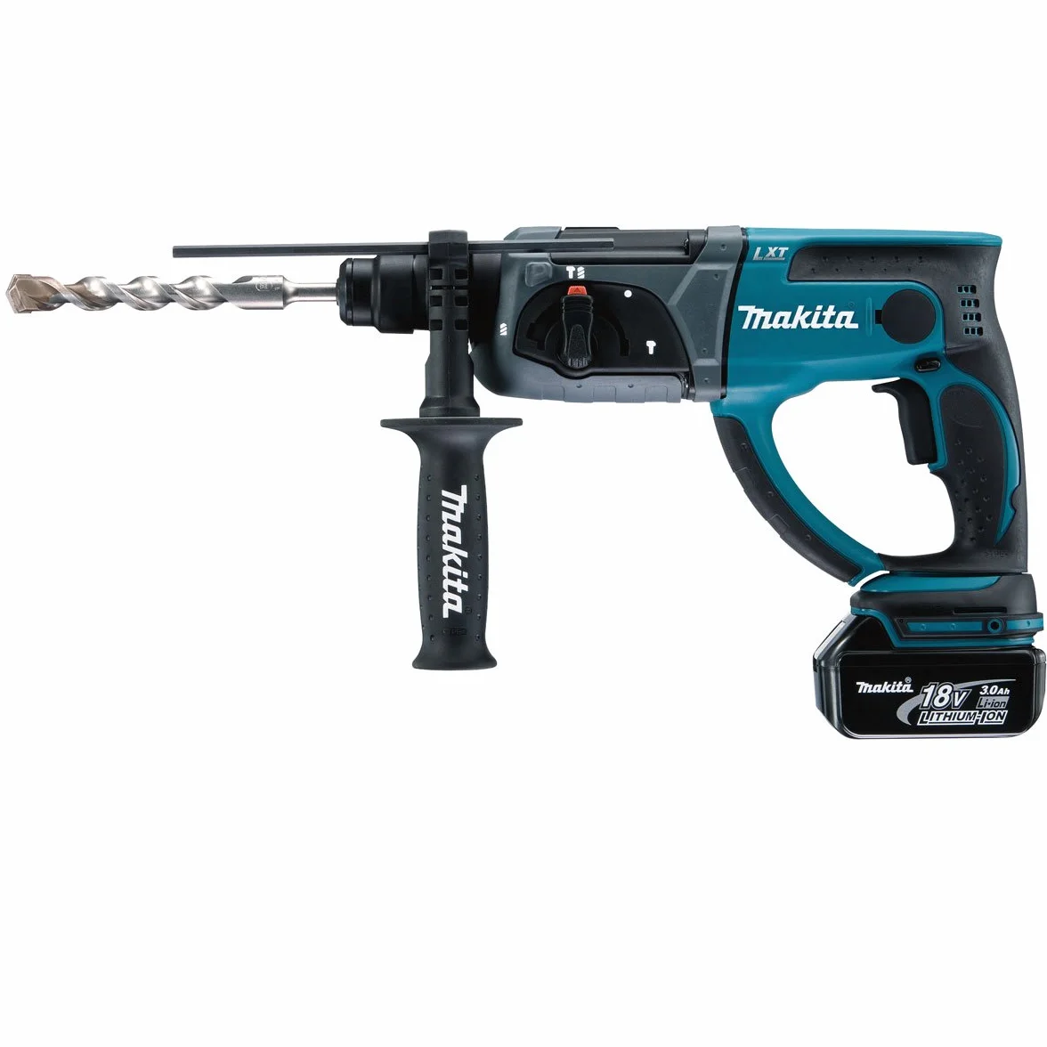 Makita BHR202RF LXT 18 V akumulatorowy młotek wielofunkcyjny, zestaw 1 x akumulator 3,0 Ah