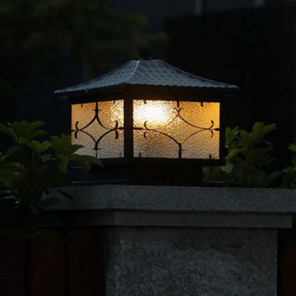 Lampy solarne, Oprawa Oświetleniowa Z Przewodową Latarnią Wejściową Do Korytarza(Dark,20cm)