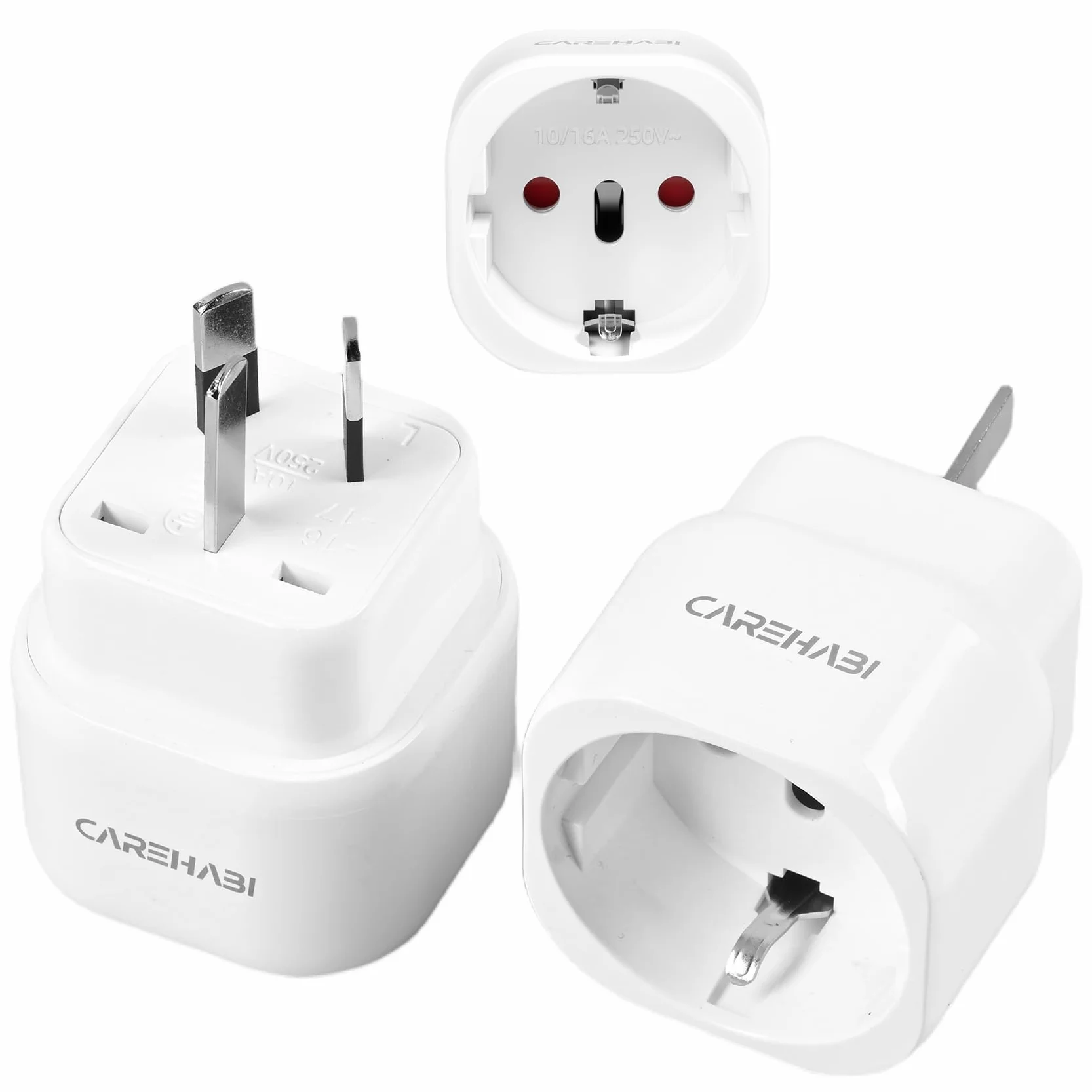 Adapter do gniazda chińskiego, wtyczka podróżna typu I, adapter wtyczki Australia, Nowa Zelandia, Argentyna, Chiny, Fidżi