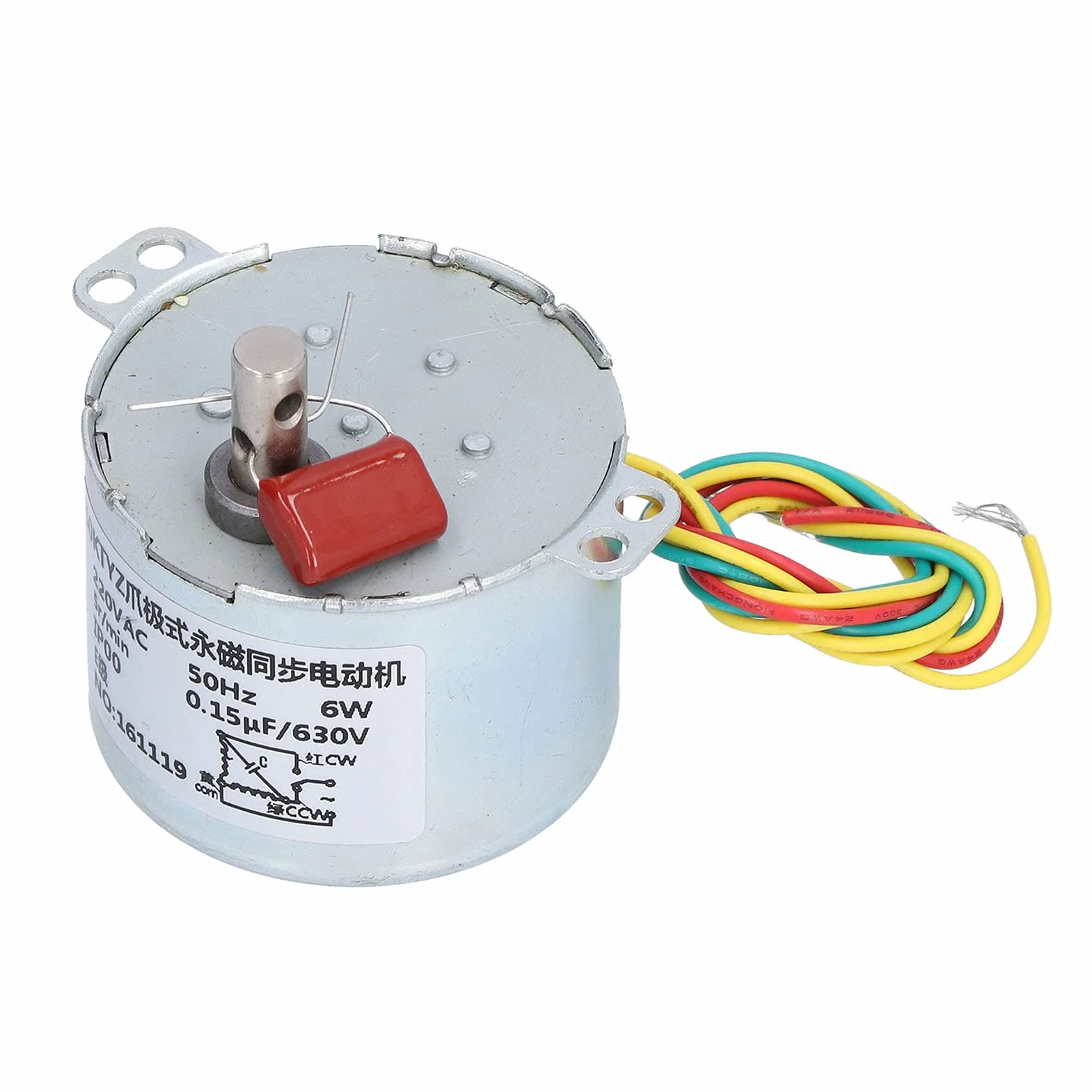 ViaGasaFamido AC220V 5RPM 50KTYZ Motoreduktor Silnik Redukcyjny Wysoki Moment Obrotowy Elektryczny Mikro Motoreduktor Redukcyjny średnica Skrzyni Biegów,Motoreduktor