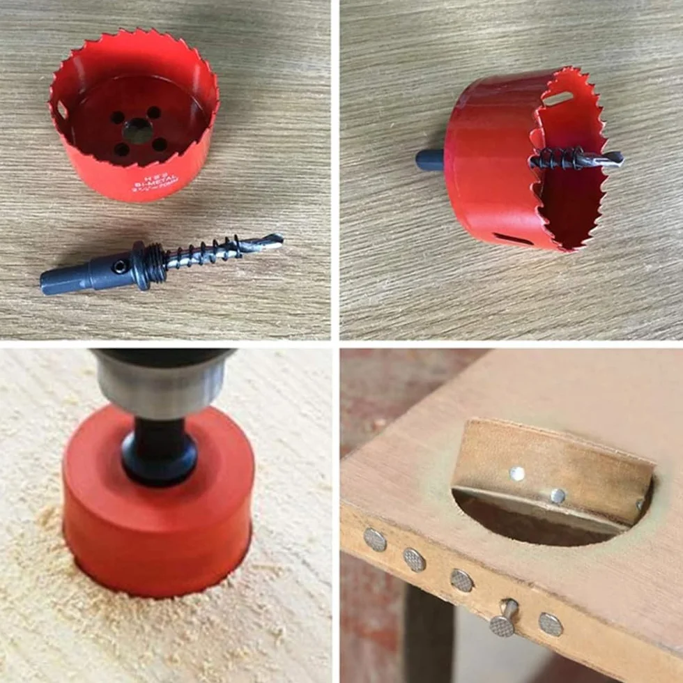 Otwornice 1PC 20mm-200mm M42 Bi-metalowe wiertło Cutter narzędzia stolarskie cięcie metalu narzędzia z tworzyw sztucznych, 155mm