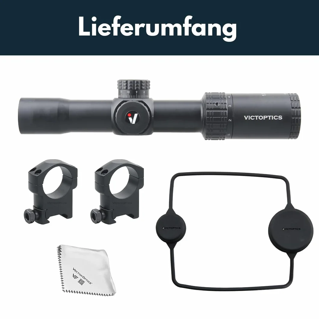 Victoptics OPSL32 S4 1,5-6x28 luneta celownicza do airsoft i polowania