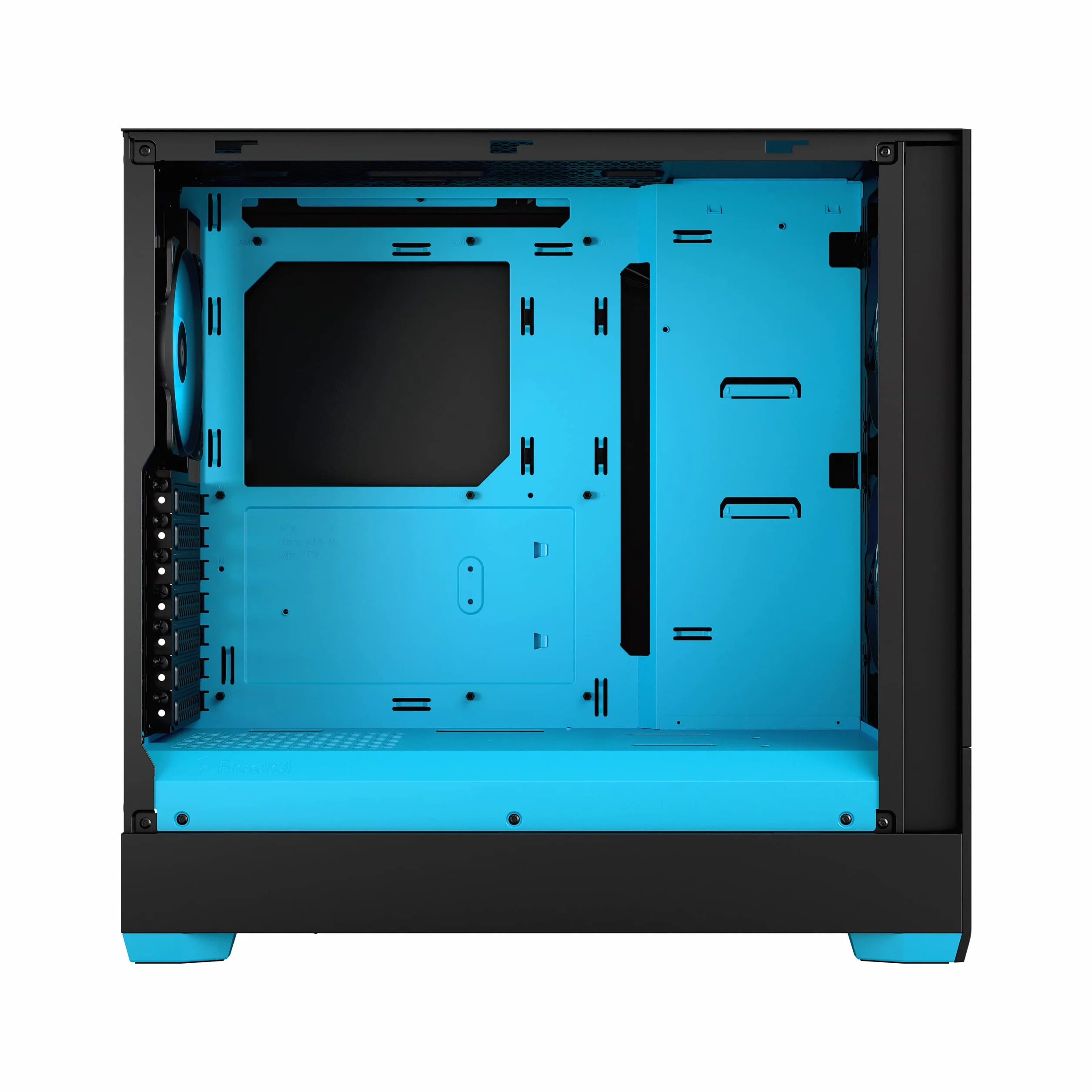 Fractal Design Pop Air RGB obudowa komputera ATX czarny cyjan szkło hartowane