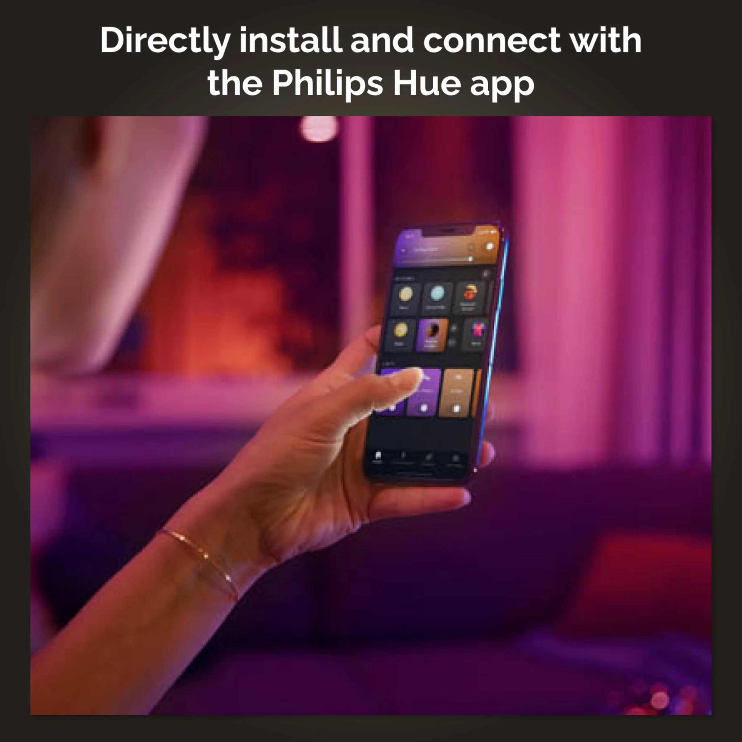 Philips Hue White & Col. Amb. Centris Spot 4 flg. weiß V2