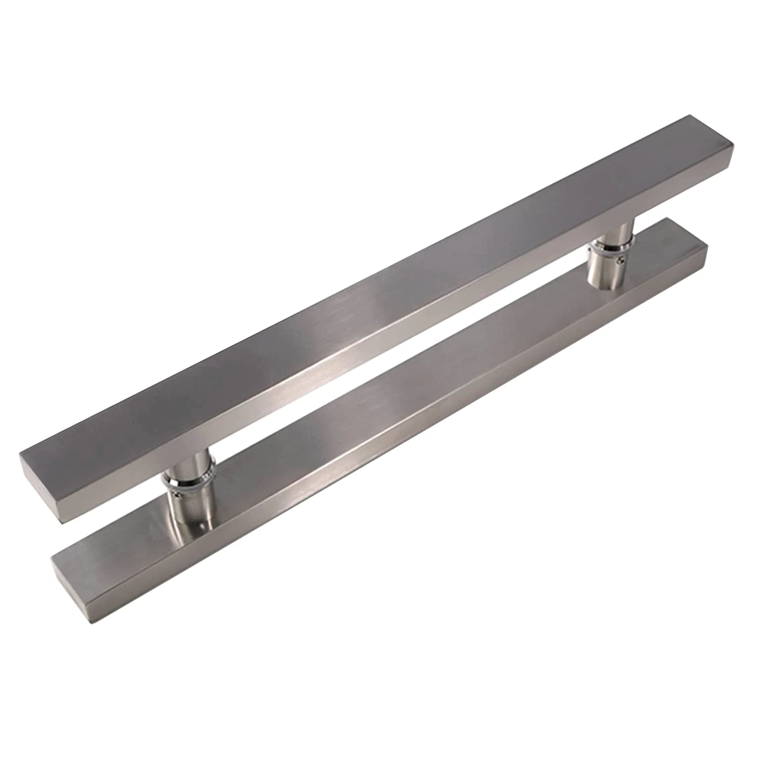 Klamka do drzwi przesuwnych,uchwyt do drzwi szklanych,klamki prysznicowe push i pociągnij,klamka przesuwna,dla hoteli Home Offices Sklepy Drzwi (Kolor : Silver, Size : 800mm)