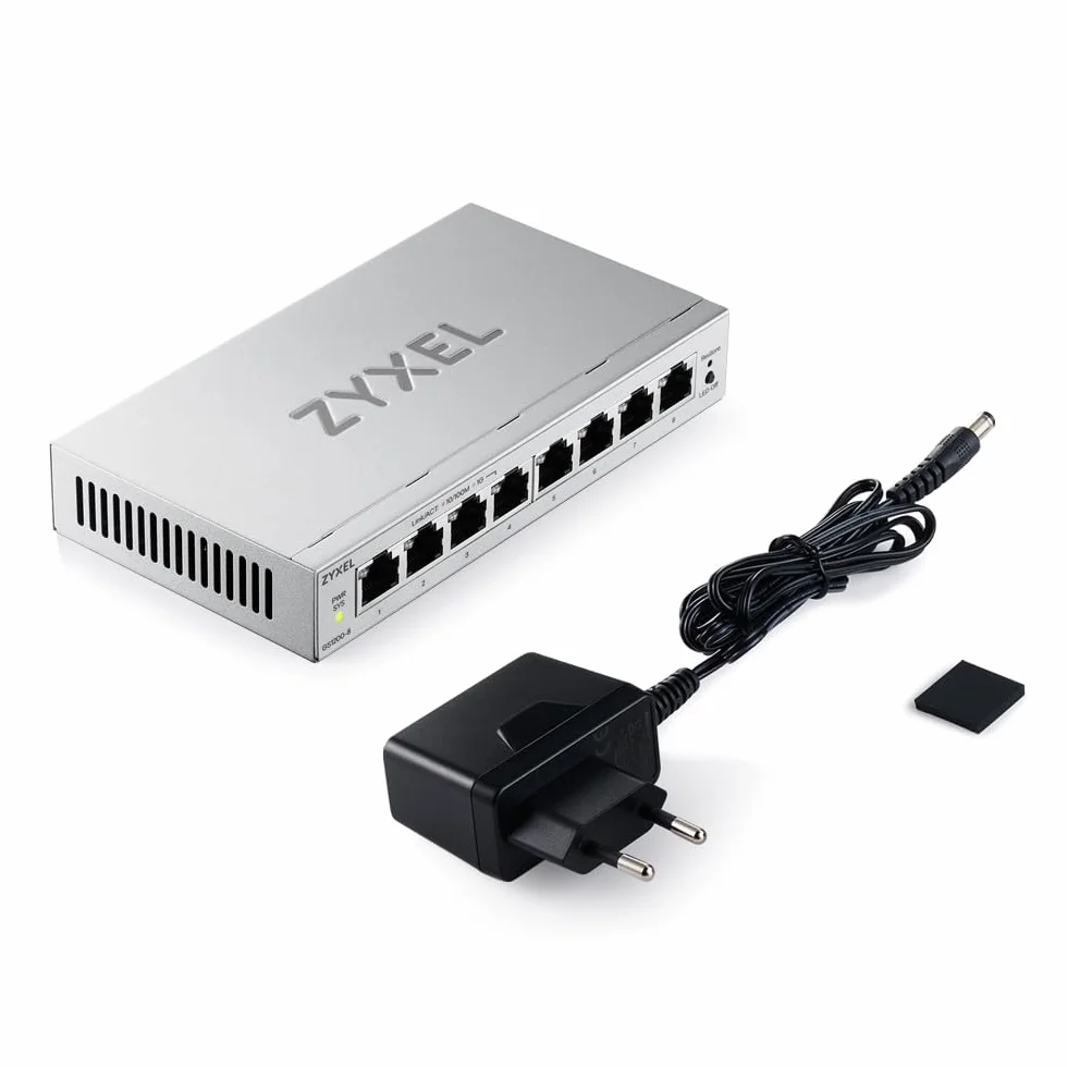 Zyxel GS1200-8v3 Przełącznik sieciowy Gigabit LAN 8 portów zarządzany QoS VLAN
