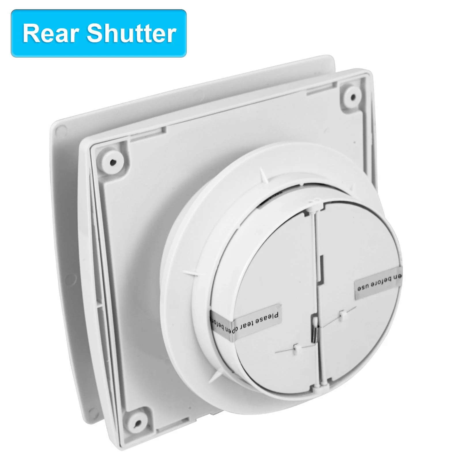 Aygrochy Wentylator łazienkowy 150 mm, 20 W, 135 m³/h, wentylator do pomieszczeń mieszkalnych, cicha praca, niskie zużycie energii, nadaje się do łazienki i kuchni, wentylator
