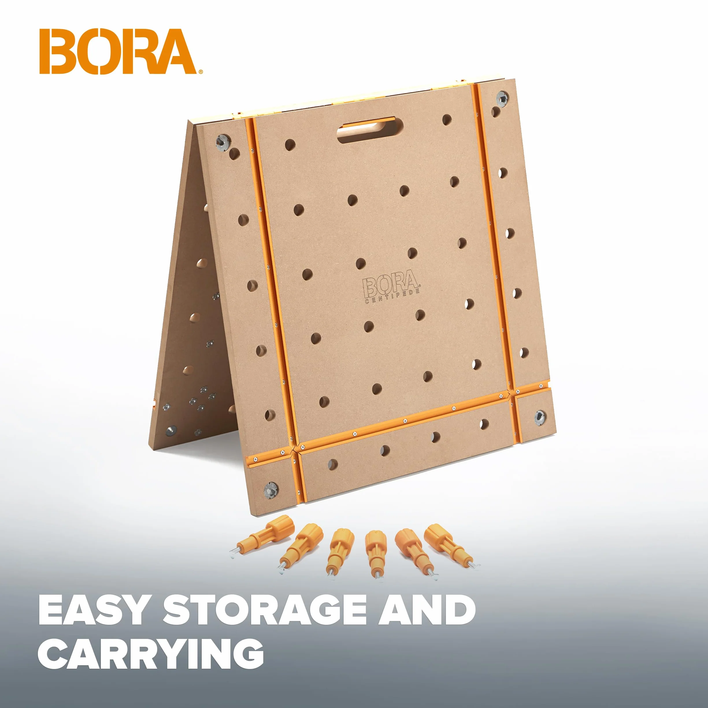 BORA Centipede 0,6 x 1,2 m T-Track Blat - otwory dla psów 20 mm