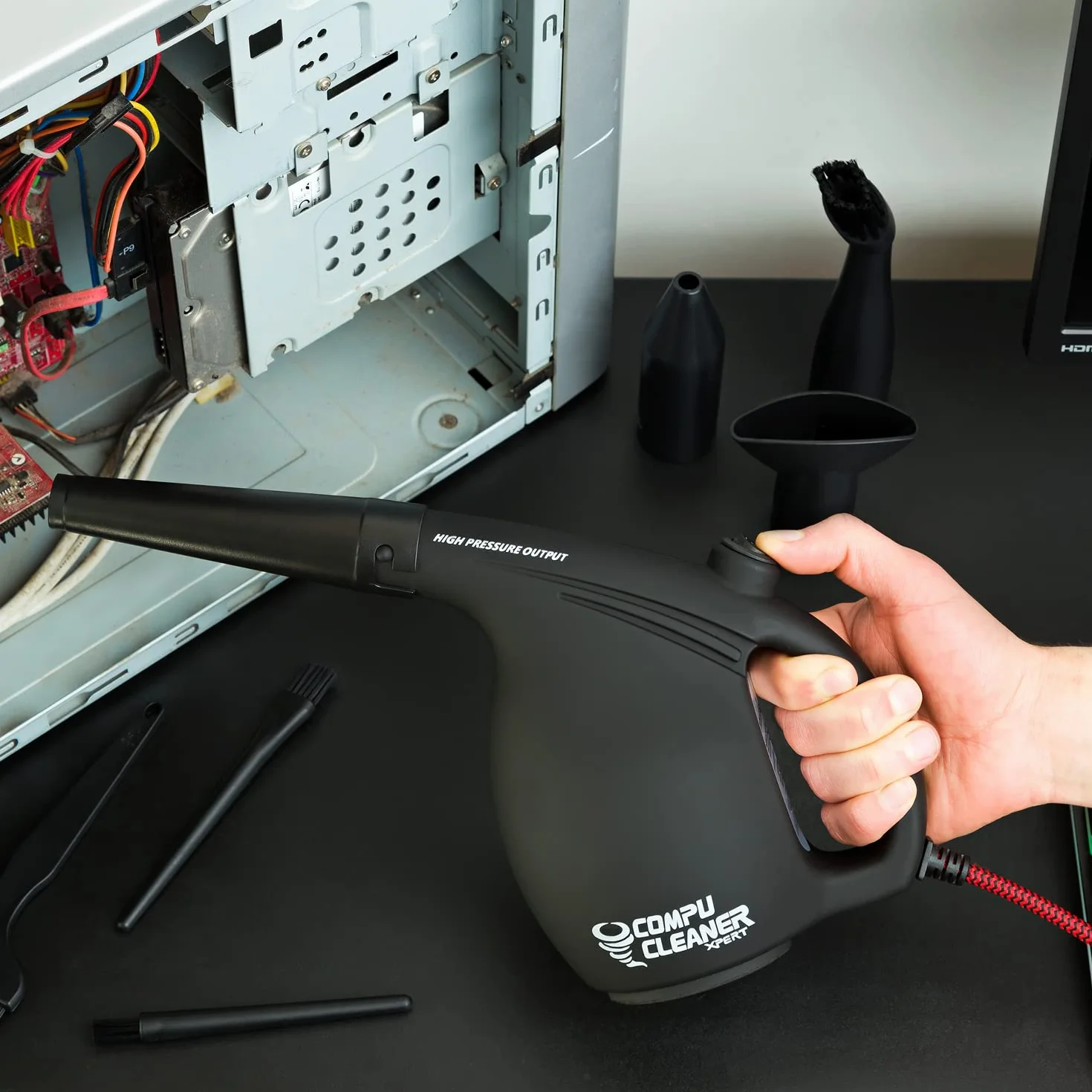 IT Dusters CompuCleaner Xpert Elektryczna dmuchawa do kurzu do PC laptopa elektroniki
