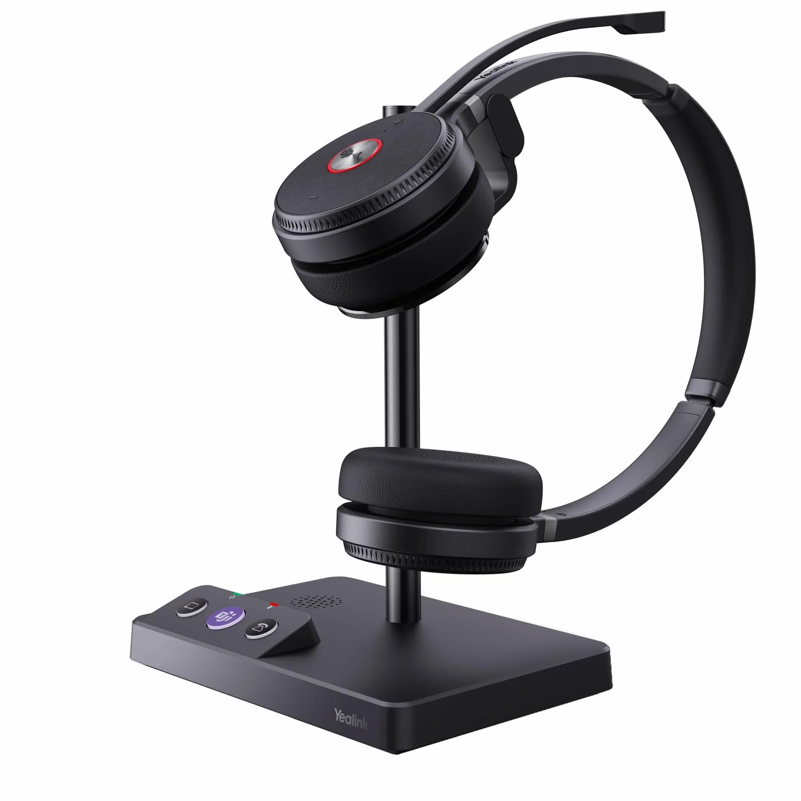 Yealink WH62 bezprzewodowe słuchawki DECT stereo zestaw słuchawkowy biurowy z redukcją szumów 14h rozmów