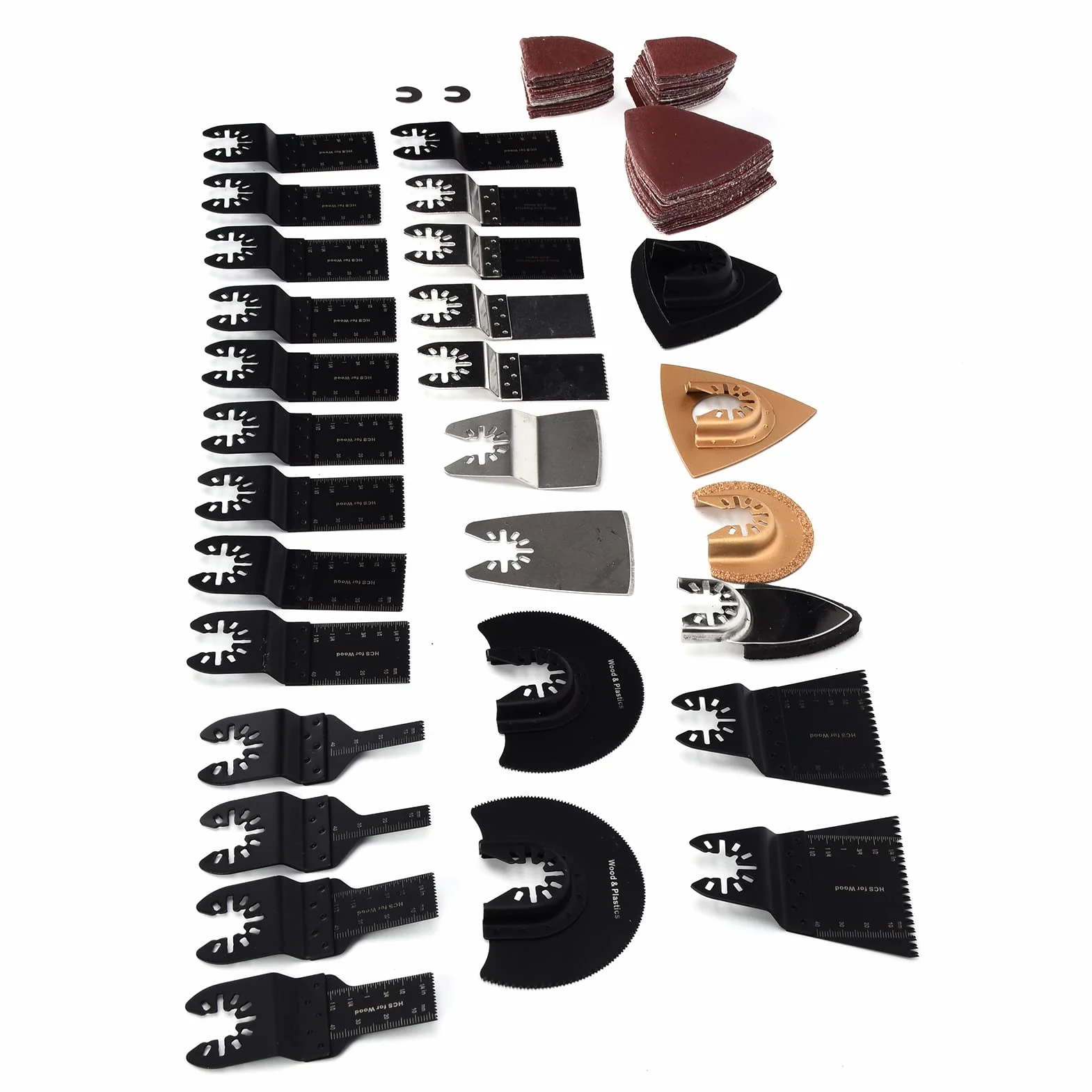 Oscyling Tool Blades Zestaw Wysokie Węglowe Stalowe Oscyling Multitool Blades Zestaw do drewna metalowego