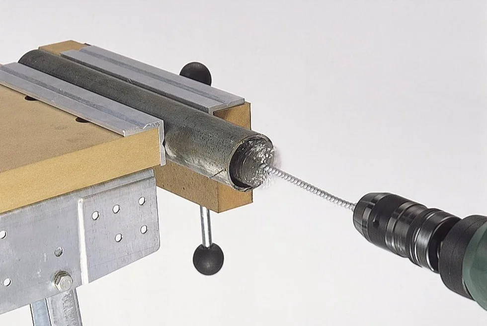 Wolfcraft 2133000 Zestaw Szczotek Drucianych ze Stali, Srebrny, Trzon Ø 6 mm, 4 Sztuki
