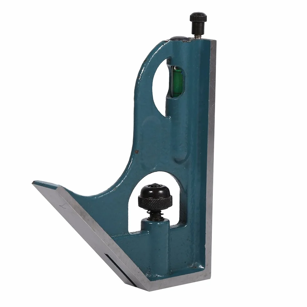 Combination Square Set, Edelstahl 180 Grad Winkel Combination Square Winkelmesser Lineal Set Universal Bevel Lineal Set