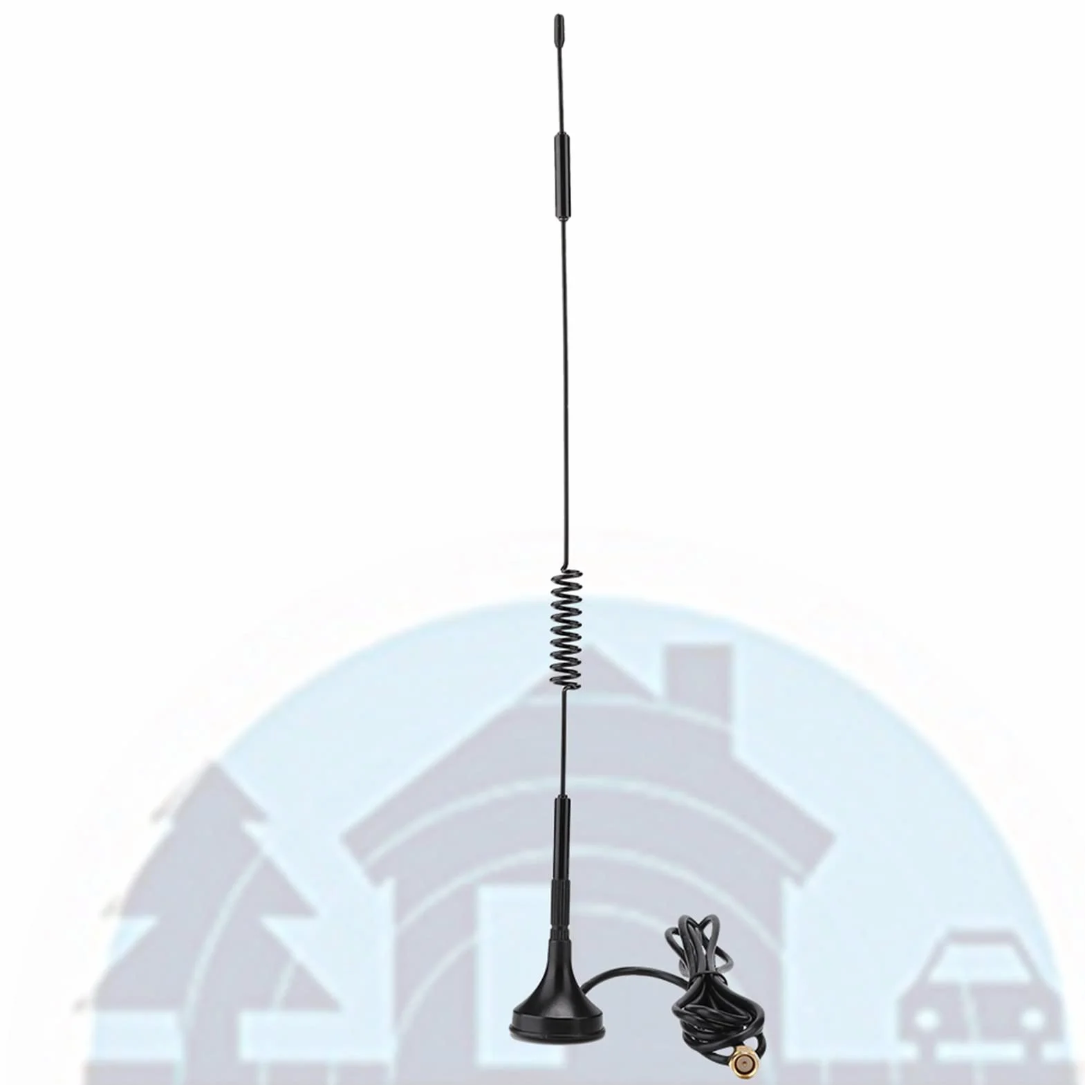 Antena 433 MHz 10 DBi Duże Wzmocnienie Moduł Bezprzewodowy 31 Cm Zasysanie Magnetyczne SMA