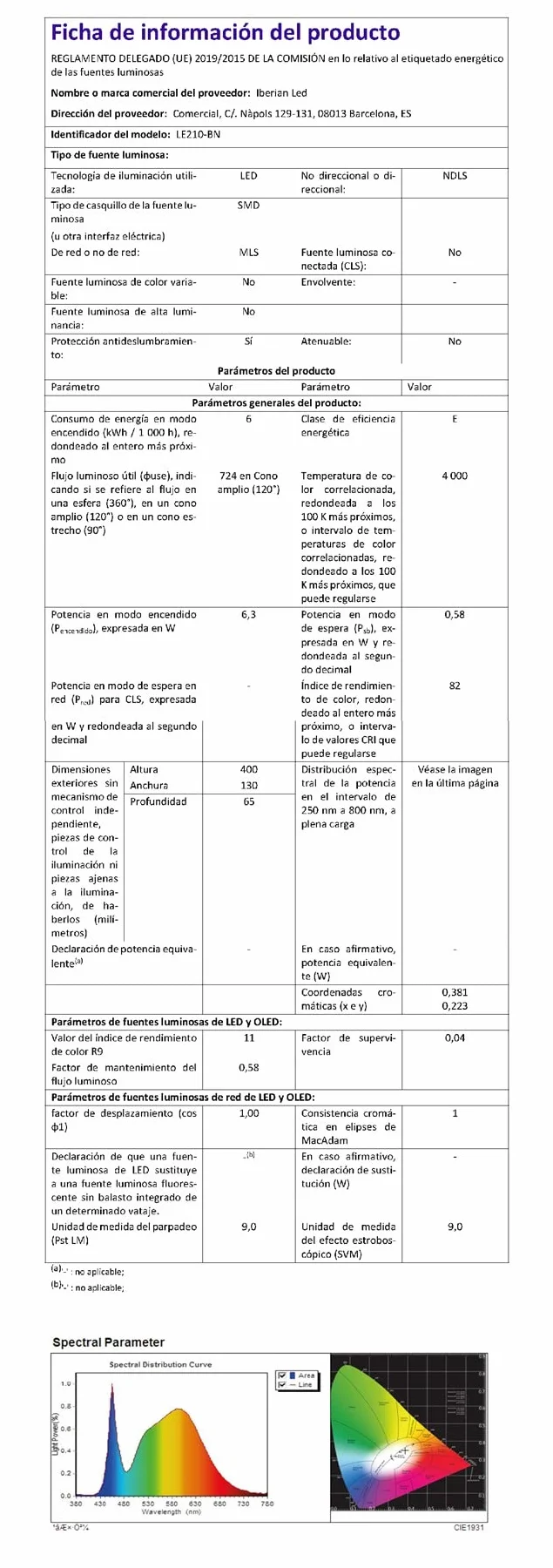 BarcelonaLED kinkiet łazienkowy lustro LED 7 W 40 cm wodoodporny IP44 neutralny biały makijaż światło 4000K do szafki szafki lub ściany 3 w 1