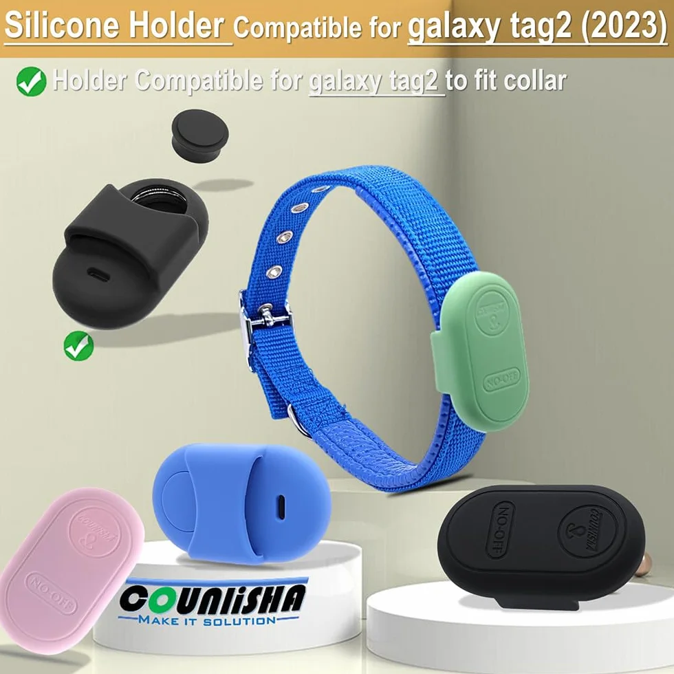 Silikonowy Uchwyt do Galaxy Smarttag2 (2023) dla Psa, Wodoodporna Osłona