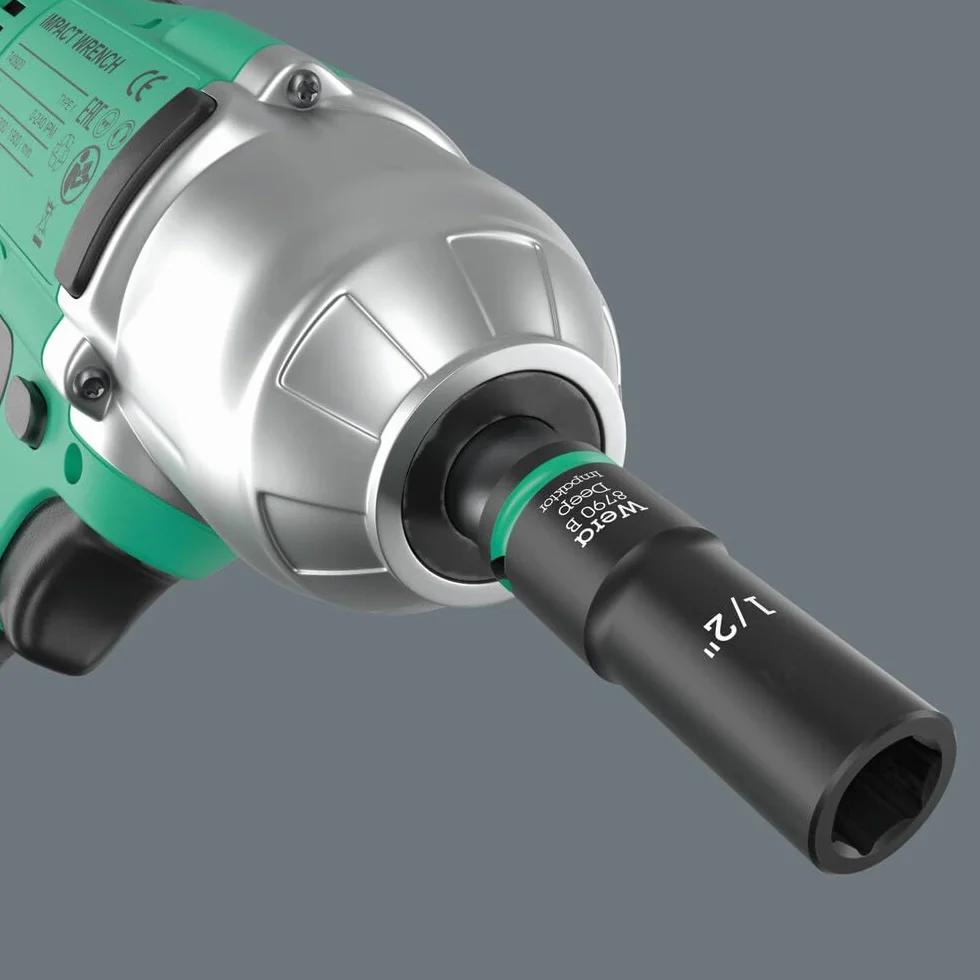 Listwa magnetyczna 9661 B Impaktor Deep Imperial 1 z zestawem kluczy nasadowych, 3/8", 9 części