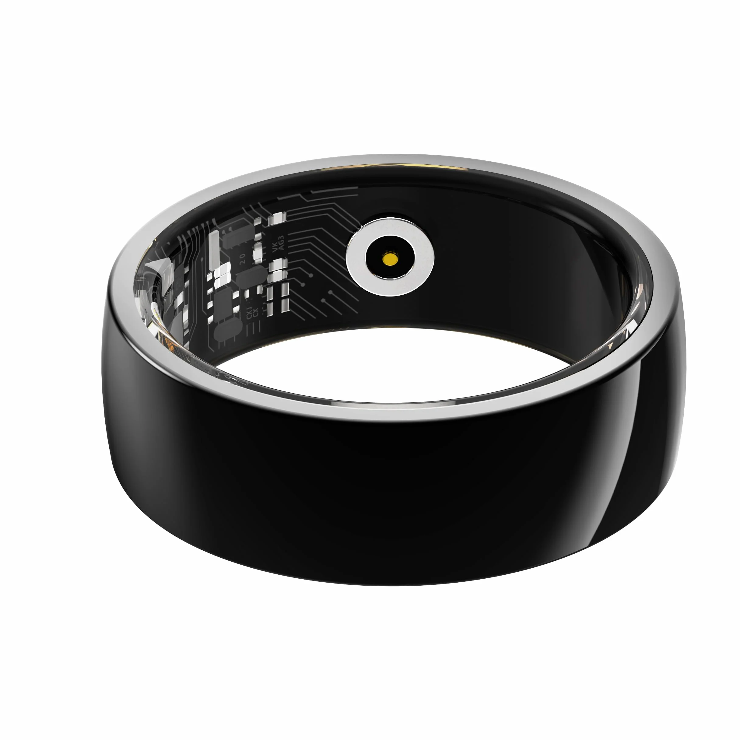 Bemi Revo Smart Ring Wodoodporny Pierścień Fitness Bluetooth 5.2 Monitorowanie Aktywności Stal Nierdzewna Czarny 17