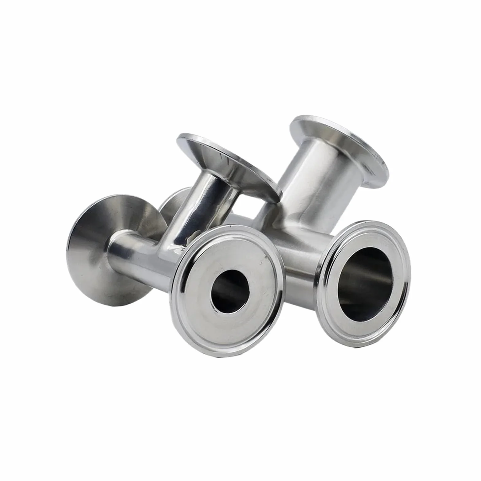 SS304/316 stal nierdzewna szybkie dopasowanie trójdrożny zacisk typ łącznik rurowy okucie OD 50,5 mm - 119 mm pasuje 3.8 cm-10.2 cm Tri Clamp (SUS316,25 mm okucie 50,5) Łącznik rurowy