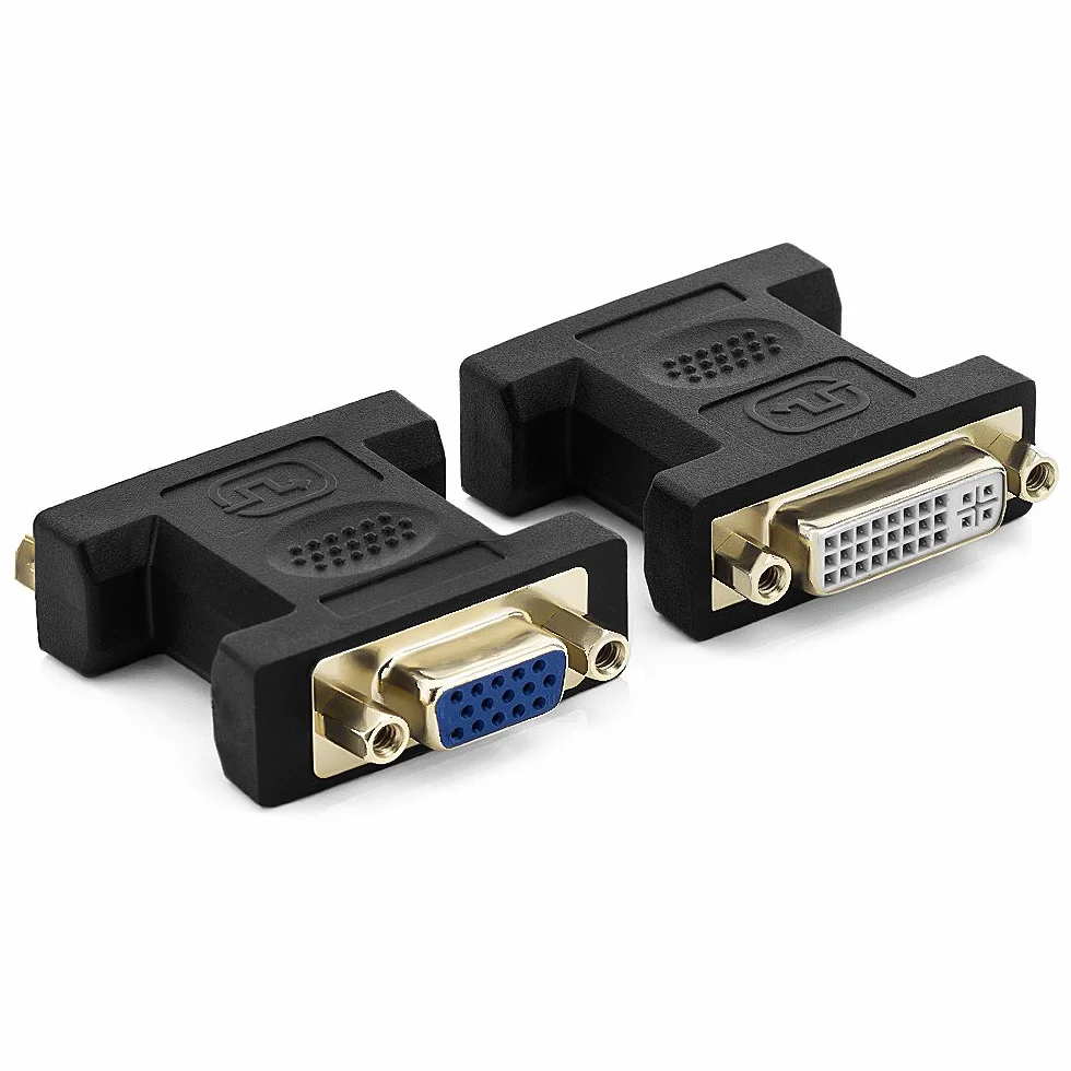 deleyCON Adapter DVI-I Żeński do VGA Żeński Jednokierunkowy