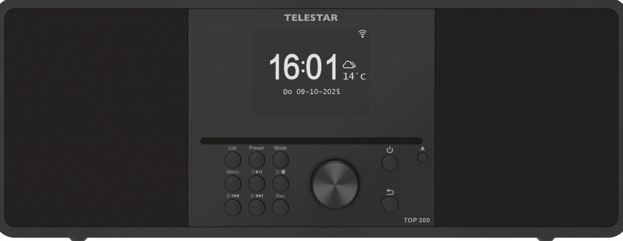 TELESTAR TOP 300 DAB+ radio internetowe z odtwarzaczem CD stereo 2×15 W Bluetooth czarny
