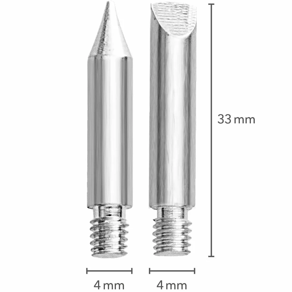 TROTEC Wymienne końcówki lutownicze do cyfrowej stacji lutowniczej PSIS 10-230 V (60 sztuk)