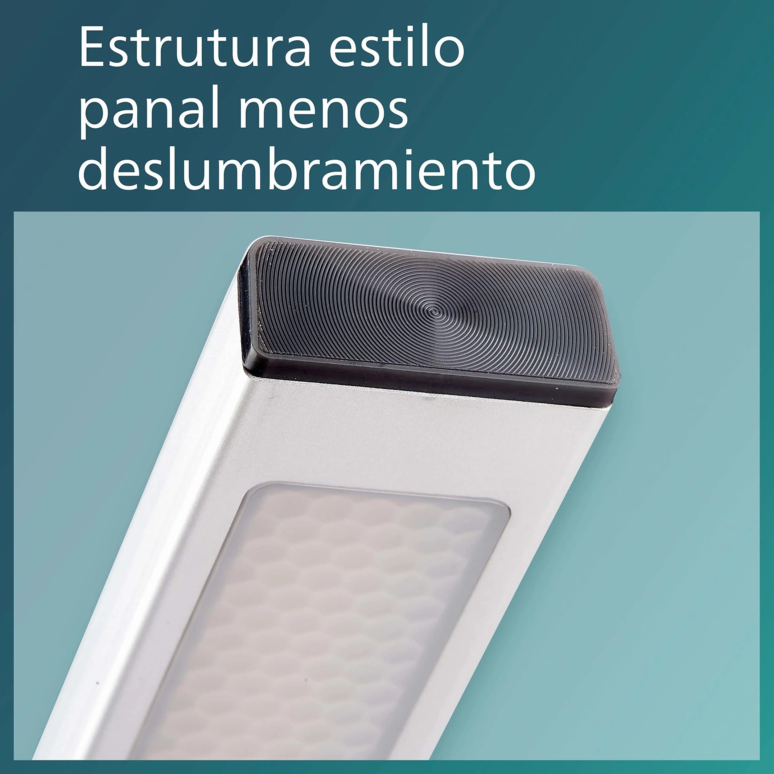 Philips LED Lampka biurkowa Performance Amber DSK202, 5 W 120 lm, 4000 K, czarna, możliwość przyciemniania, USB
