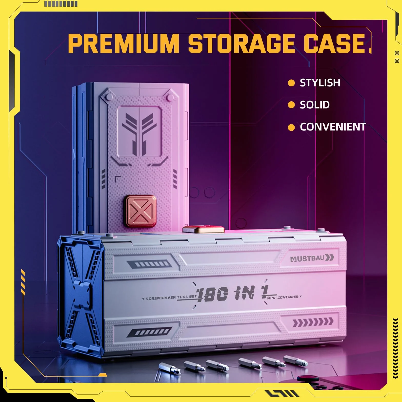 Zestaw wkrętaków precyzyjnych 180 Psc w 1, z Torx T1-T20, Socket M2.5-M5.5, Hex H0.7-H6.0, Phhillips 1.0-3.5 USW. Zestaw naprawczy do PS4, przełącznika, laptopa, komputera, okularów, zegarków.