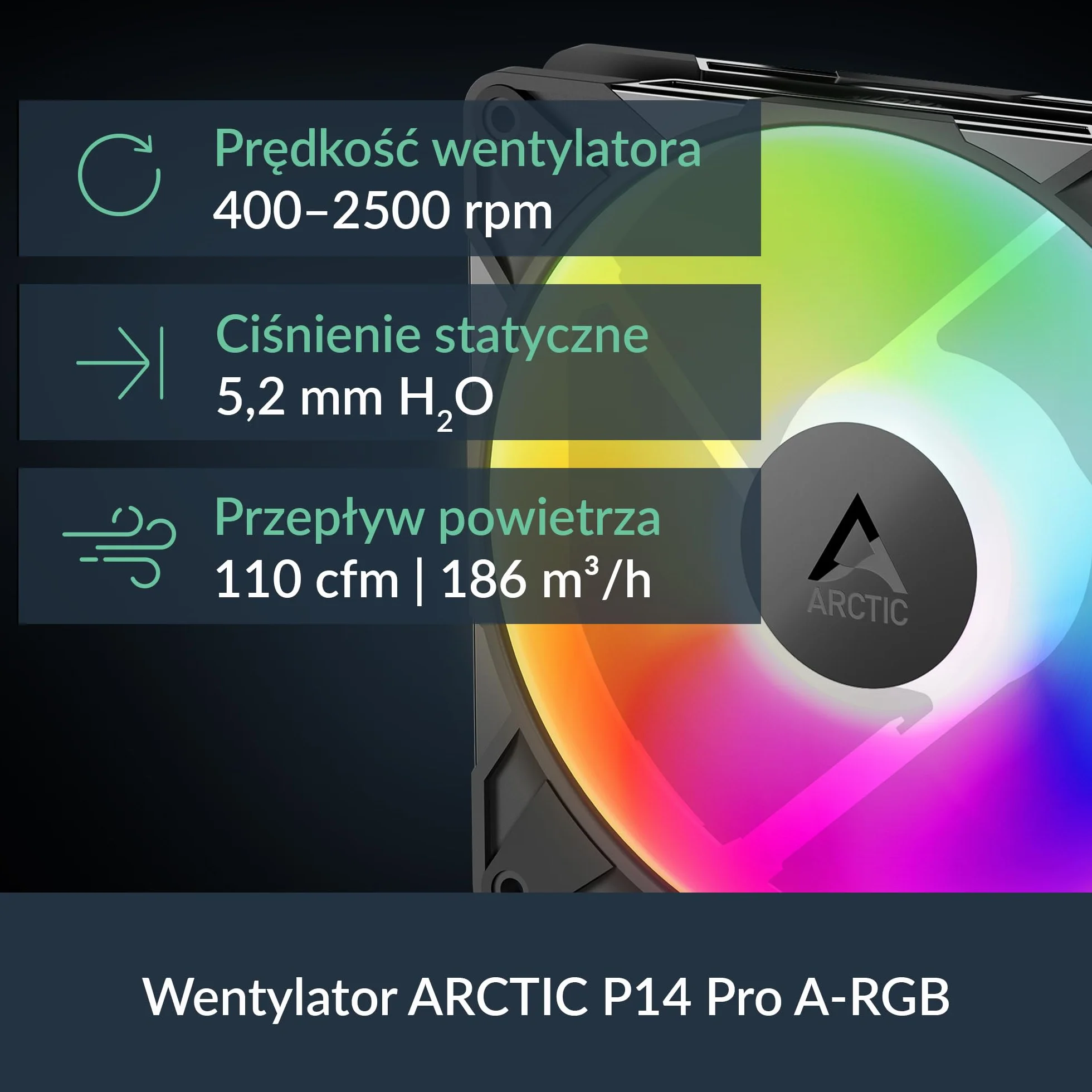 ARCTIC Liquid Freezer III Pro 420 A-RGB Chłodnica Procesora AIO 3x140mm Chłodzenie Wodne 38mm Pompa PWM Wentylator VRM AMD AM5/AM4 Intel LGA1851/1700 Czarny