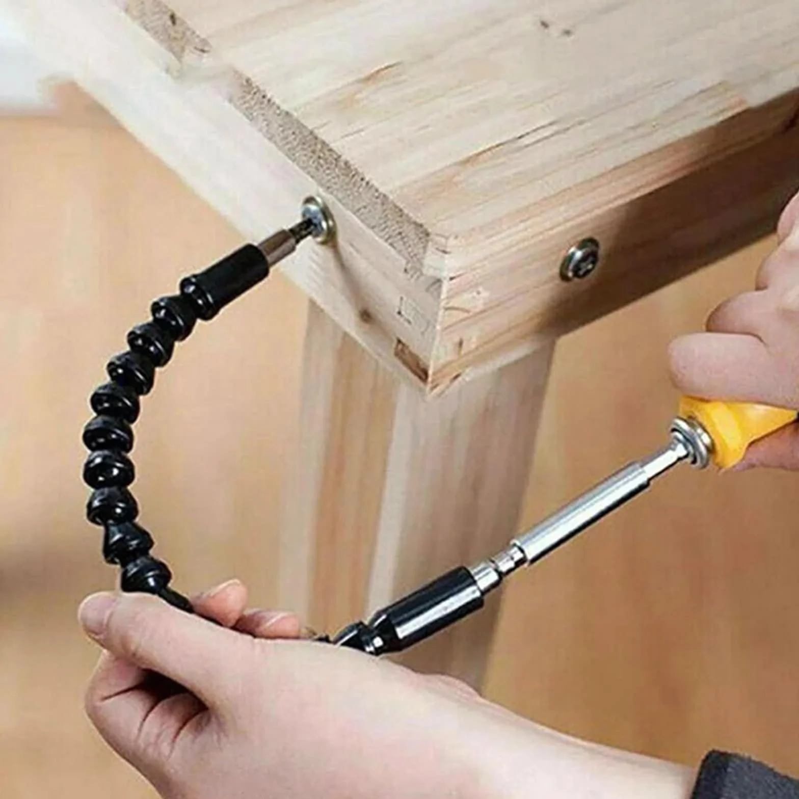 Adapter przedłużki wiertła, Elastyczne przedłużki do wierteł, wkrętaki, zestaw 4 sztuk, wielokolorowe
