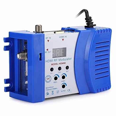 Modulator HD, częstotliwość HDMI-HF-VHF/UHF ze złączem HDMI, modulator PAL/NTSC Akcesoria komputerowe standardowy format TV 100-240V