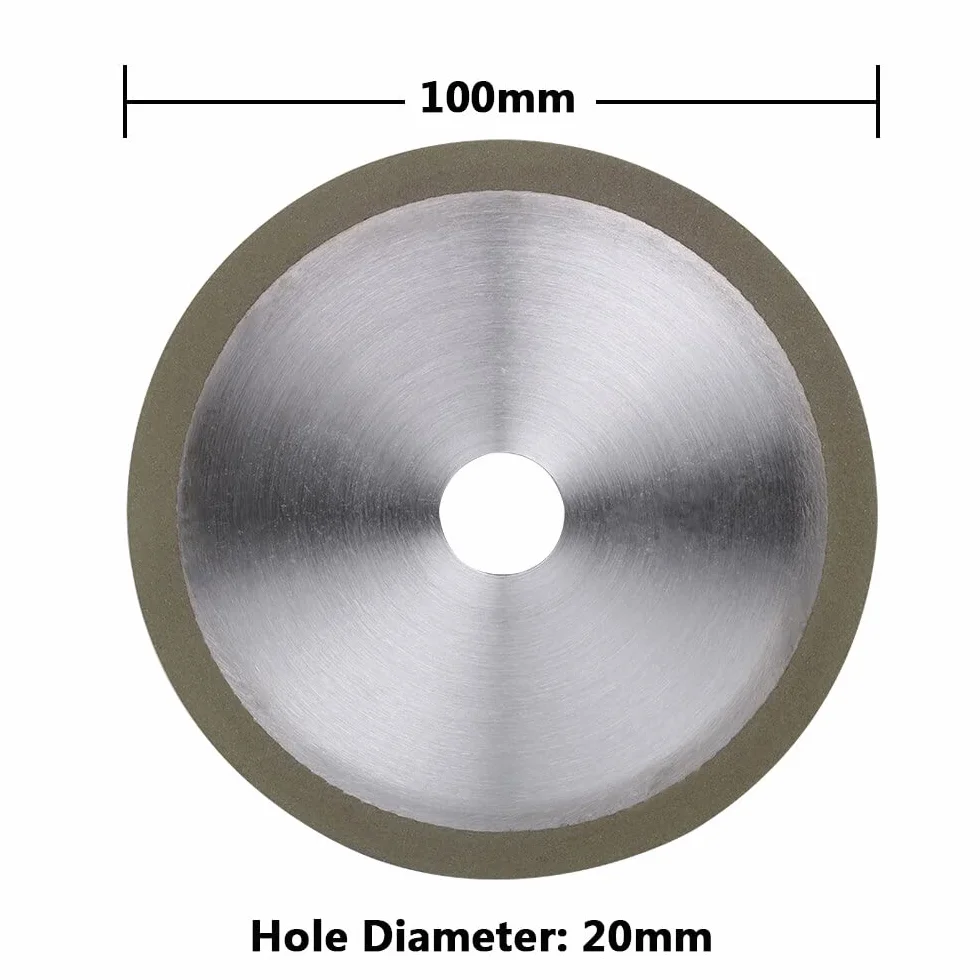 1 szt. Ściernica diamentowa 100/125 mm do obróbki stopów twardych - precyzyjne narzędzie diamentowe do cięcia i szlifowania(100x20mm)