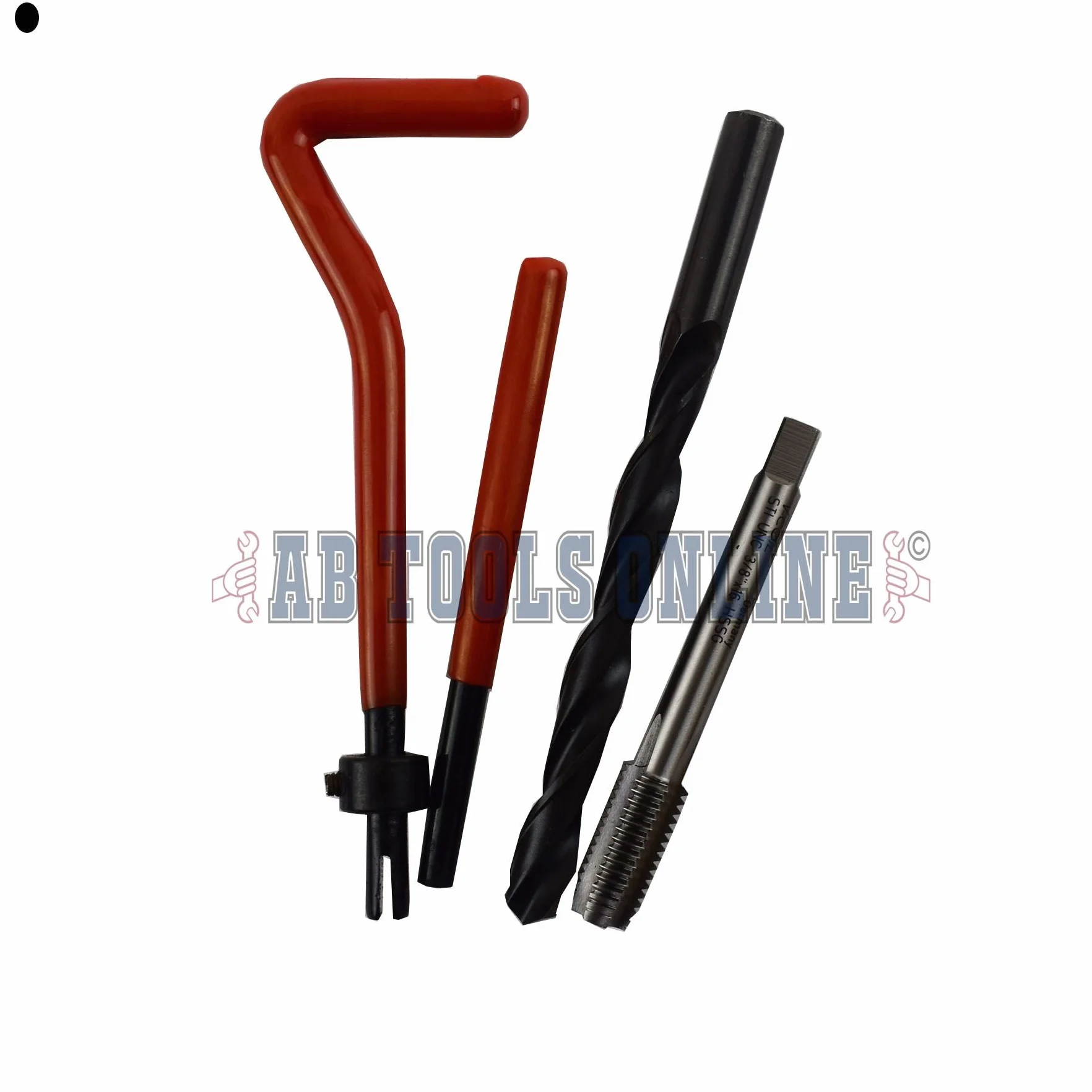 AB Tools-Uninitt 3/8" x 16 UNC cesarski zestaw frezów naprawczych do kranu Helicoil uszkodzone nici 14 szt. zestaw