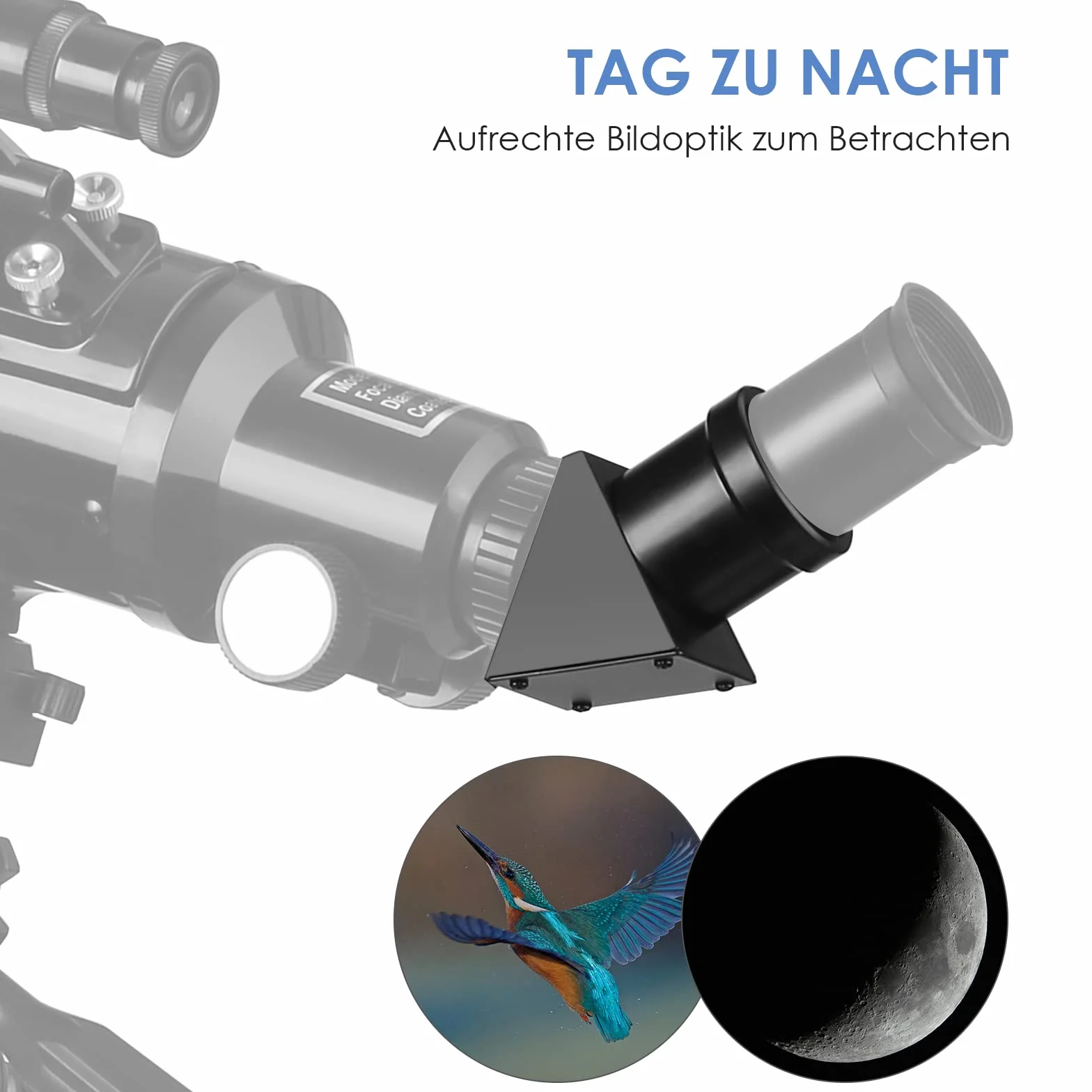 Teleskop astronomiczny z akromatycznymi okularami K25mm i K6mm