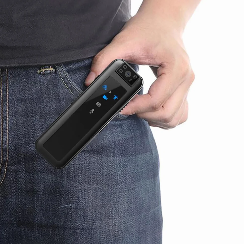 Mini kamera HD1080P noktowizor na podczerwień rejestrator ruchu z klipsem