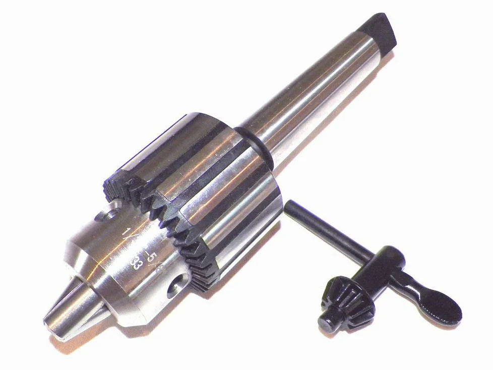 Uchwyt wiertarski 1/81.3 cm- 5/20.3 cm Heavy Duty z chwytem MT3 (Morse Taper 3)