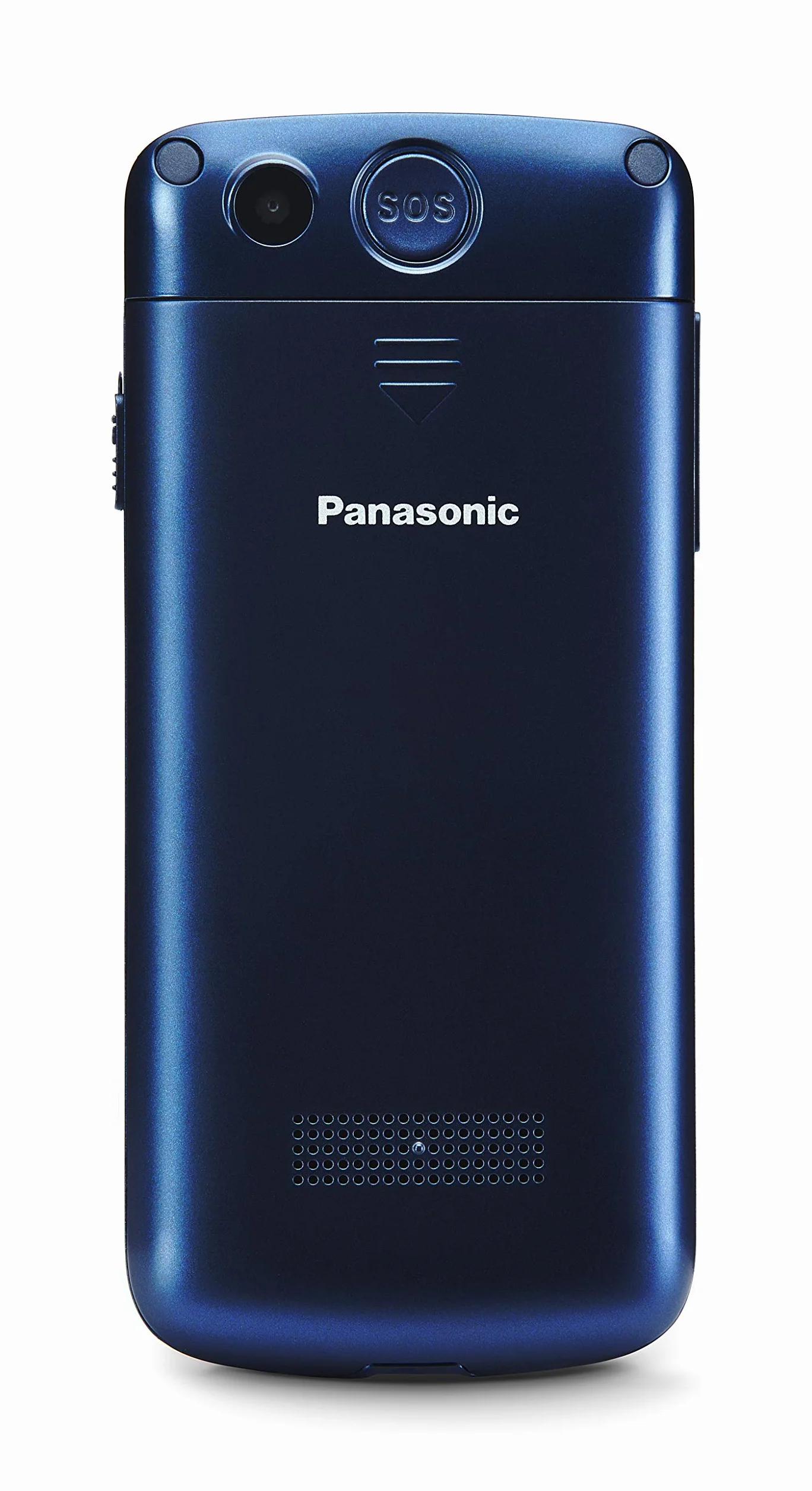 Panasonic KX-TU110 łatwy w użyciu telefon komórkowy (połączenia priorytetowe, jasny, kolorowy wyświetlacz TFT LCD, duże przyciski, dioda LED), niebieski