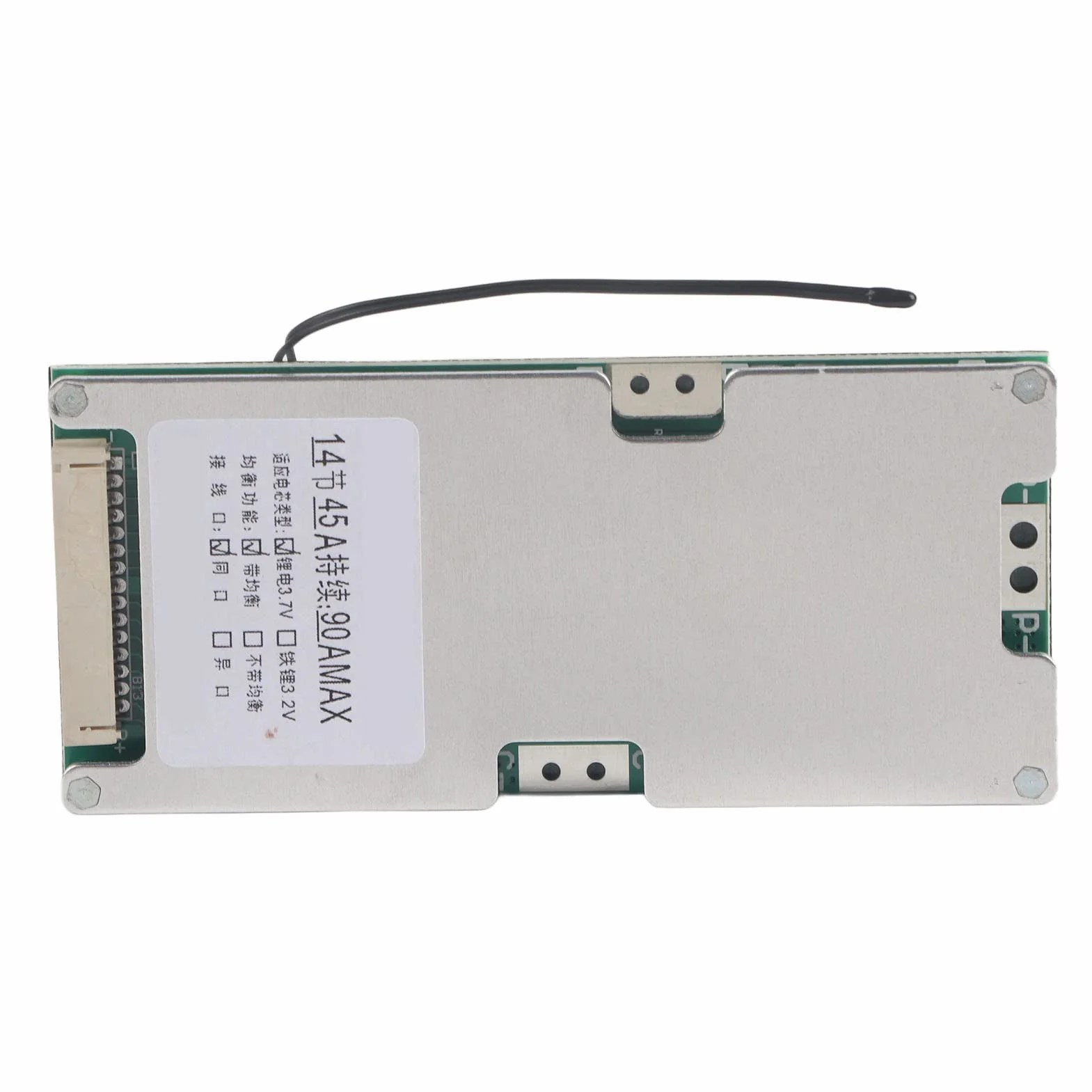 Płytka ładująca baterię litową 14S 45A PCB moduł ładowarki zabezpieczająca litowo-jonowy