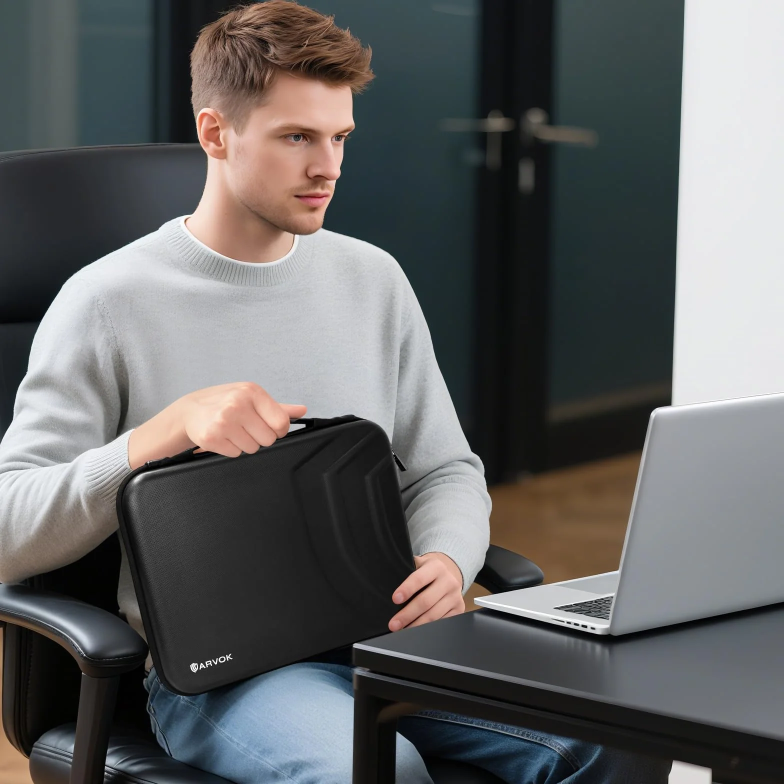 Torba na laptopa MacBook 15 cali czarny