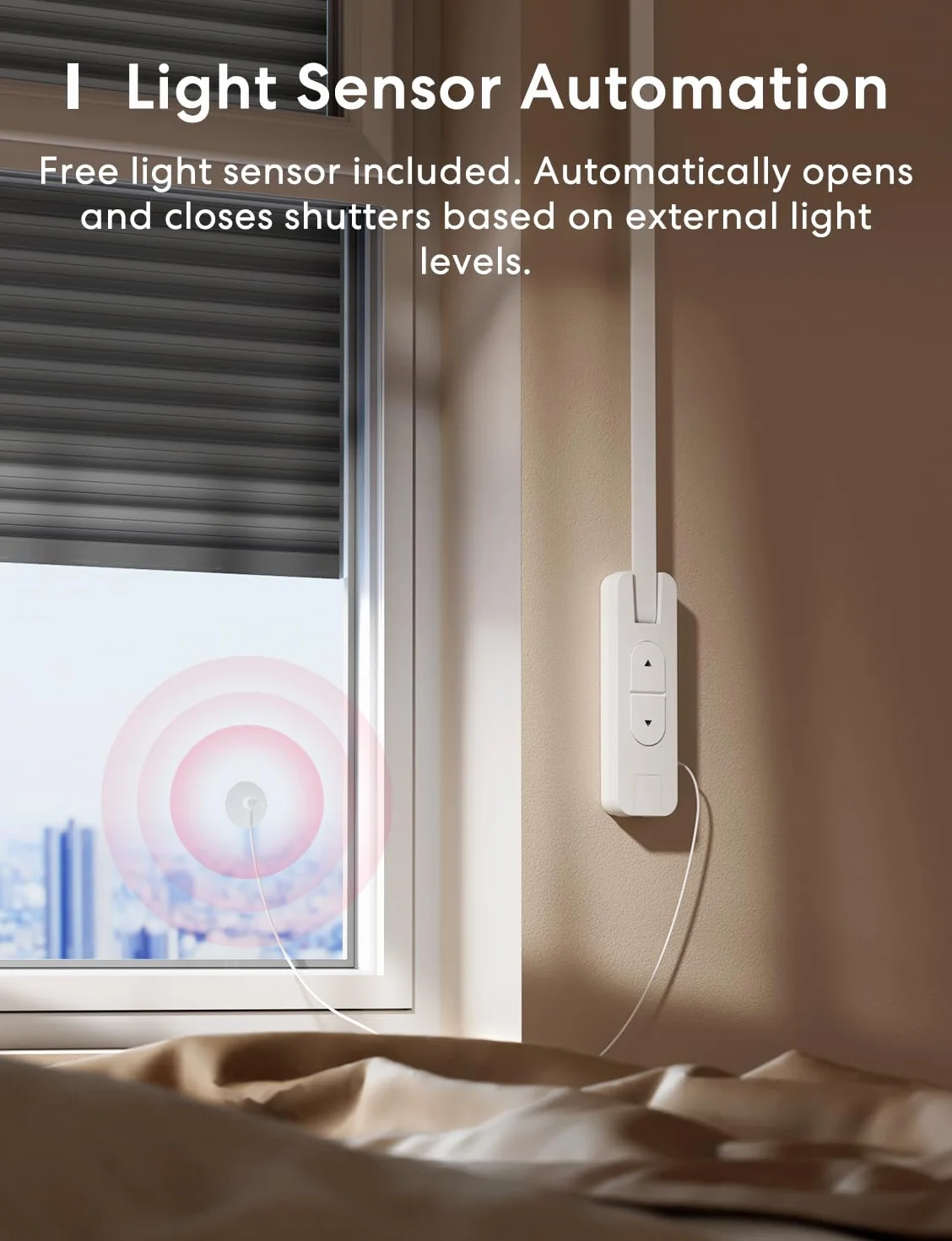Meross Smart Home napęd do rolet zwijarka taśmowa elektryczna podtynkowa 45 kg 6 m² kompatybilny z Apple