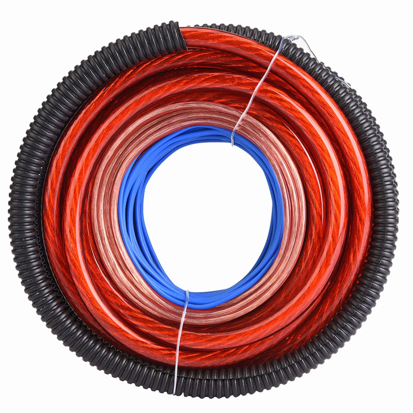 4 Guage 2800W Przewód Wzmacniacz Instalacyjny Zestaw Okablowania Samochodowy Sprzęt Do Audio Subwoofer Kombi Kabli Bezpiecznikowy
