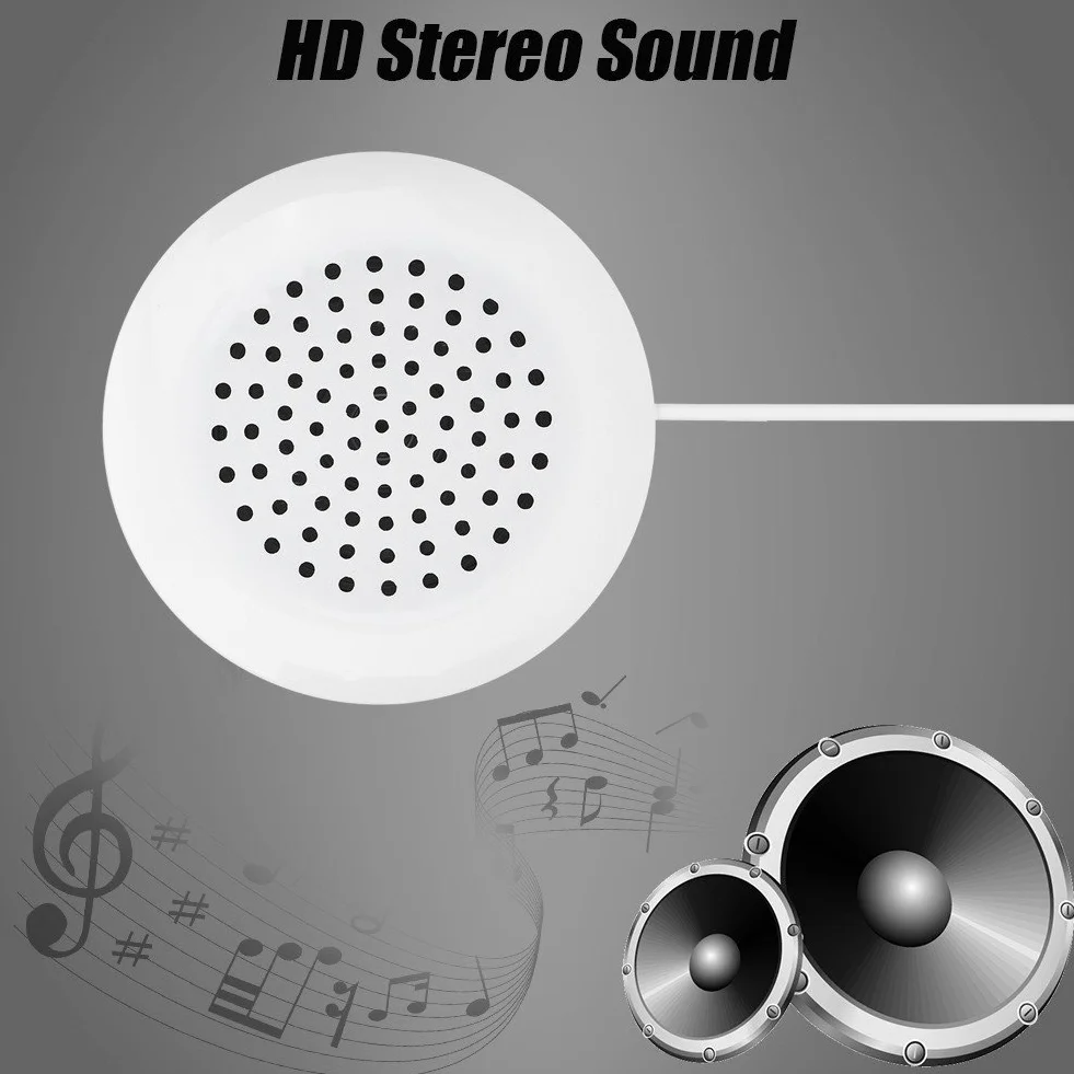Głośnik Bluetooth w Poduszce Mini Biały ABS 3,5 mm Stereo Przenośny