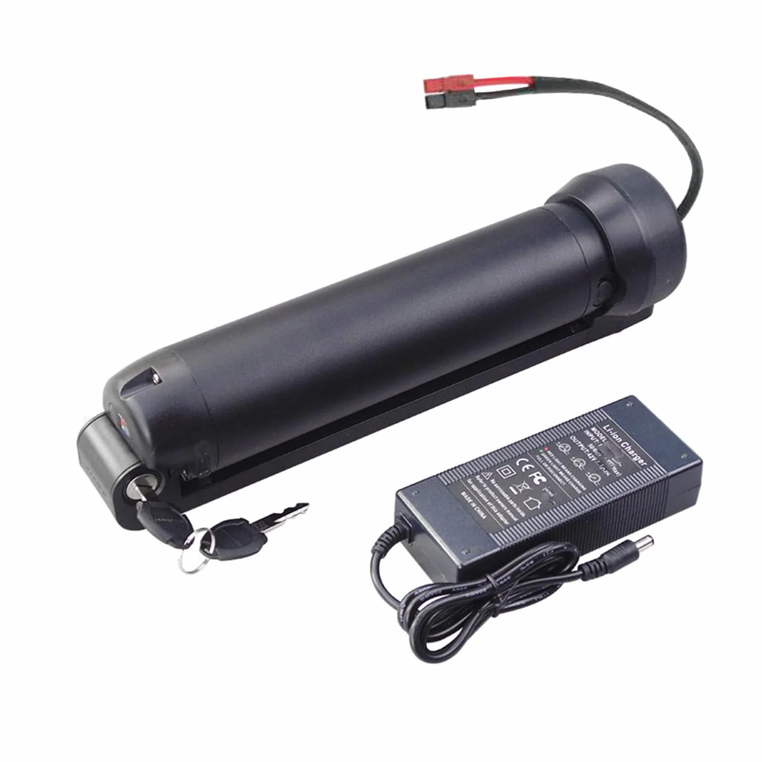 Akumulator litowy 24 V, akumulator litowy 36 V Kettle, akumulator litowo-jonowy 5,2 Ah, 7 Ah, 8,7 Ah, 10,5 Ah z USB i ładowarką, akumulator do rury dolnej do silnika 200 W–250 W