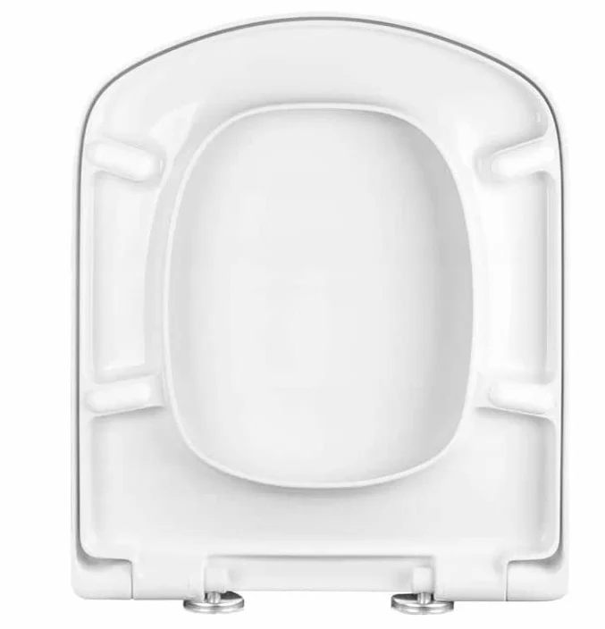 WC- deska, Duroplast, Stalowe Mocowania, Wolnoopadająca, Antybakteryjna, Do Roca Dama Senso, Biała