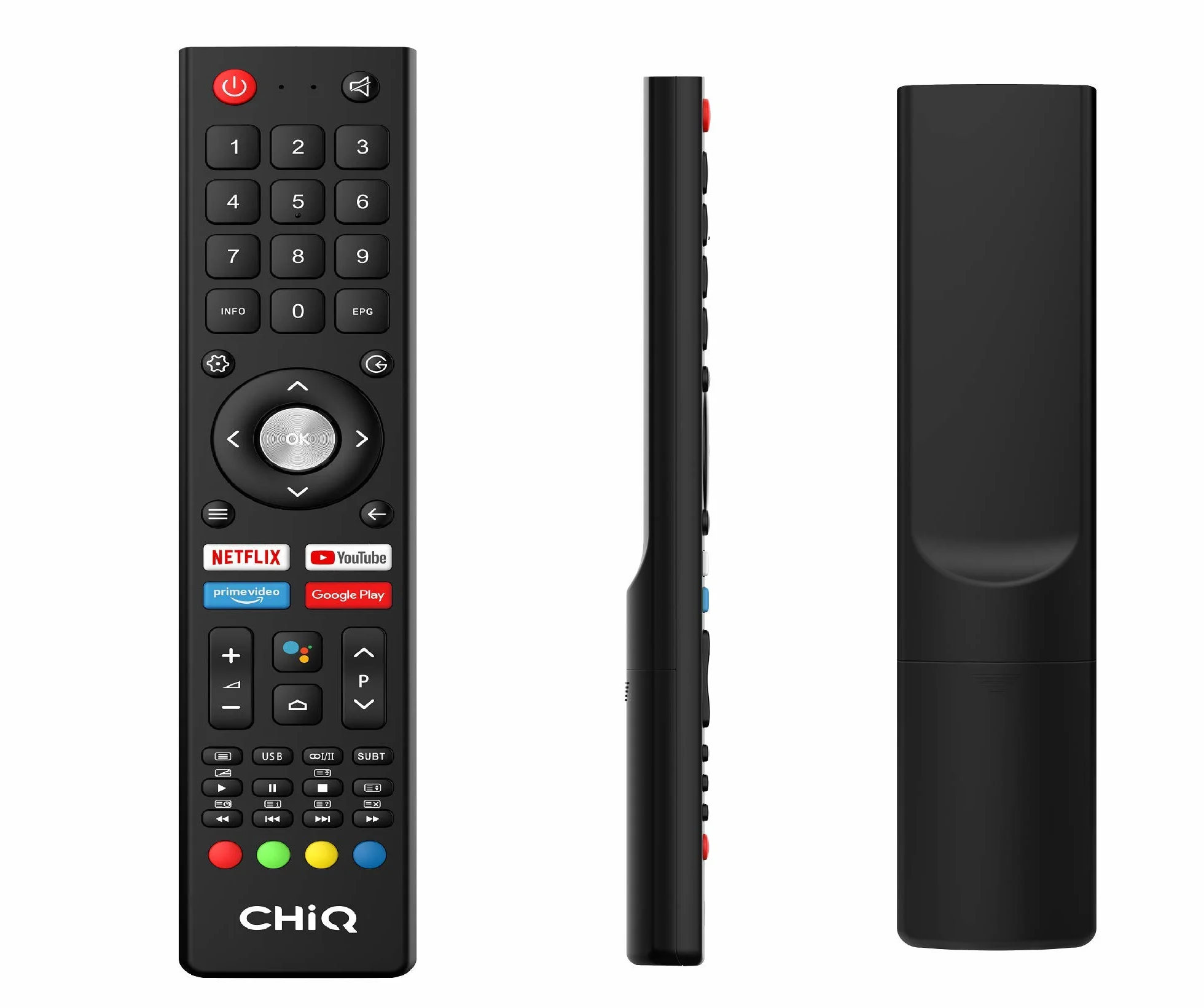 CHIQ U50H7A, 50", Android Smart TV, UHD, 4K, WiFi, Bluetooth, Google Assistant, Netflix, Prime Video, 3 HDMI, 2 USB
