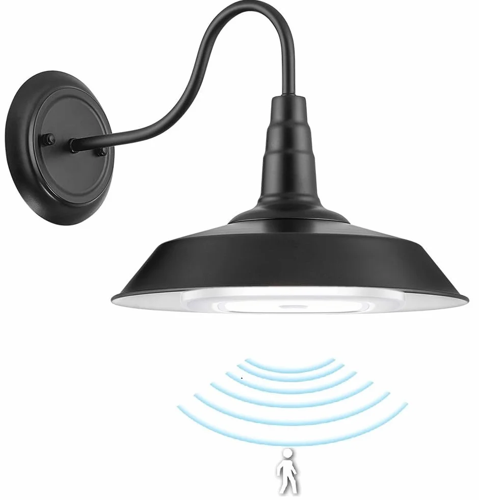 Czujnik Ruchu Lampka Nocna Zasilana Bateriami Kinkiet Ścienny, Oświetlenie Ścienne Led Bezprzewodowo Zasilane Bateriami Kinkiet, Wewnętrzna Lampa Ścienna W Kolorze Czarnym Do Domu Wiejskiego, Do Mon